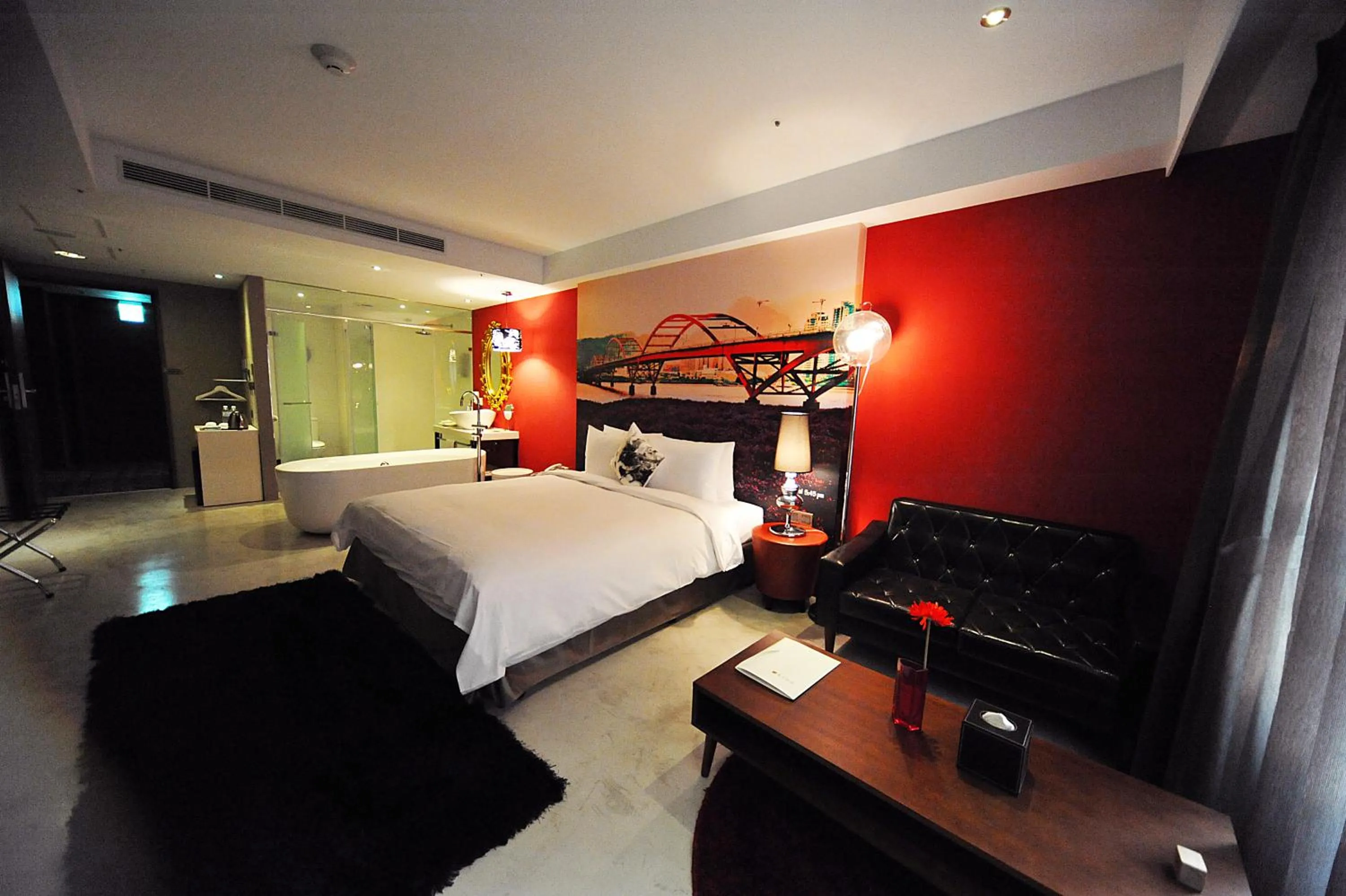 Bedroom, Bed in Hotelday Tamsui