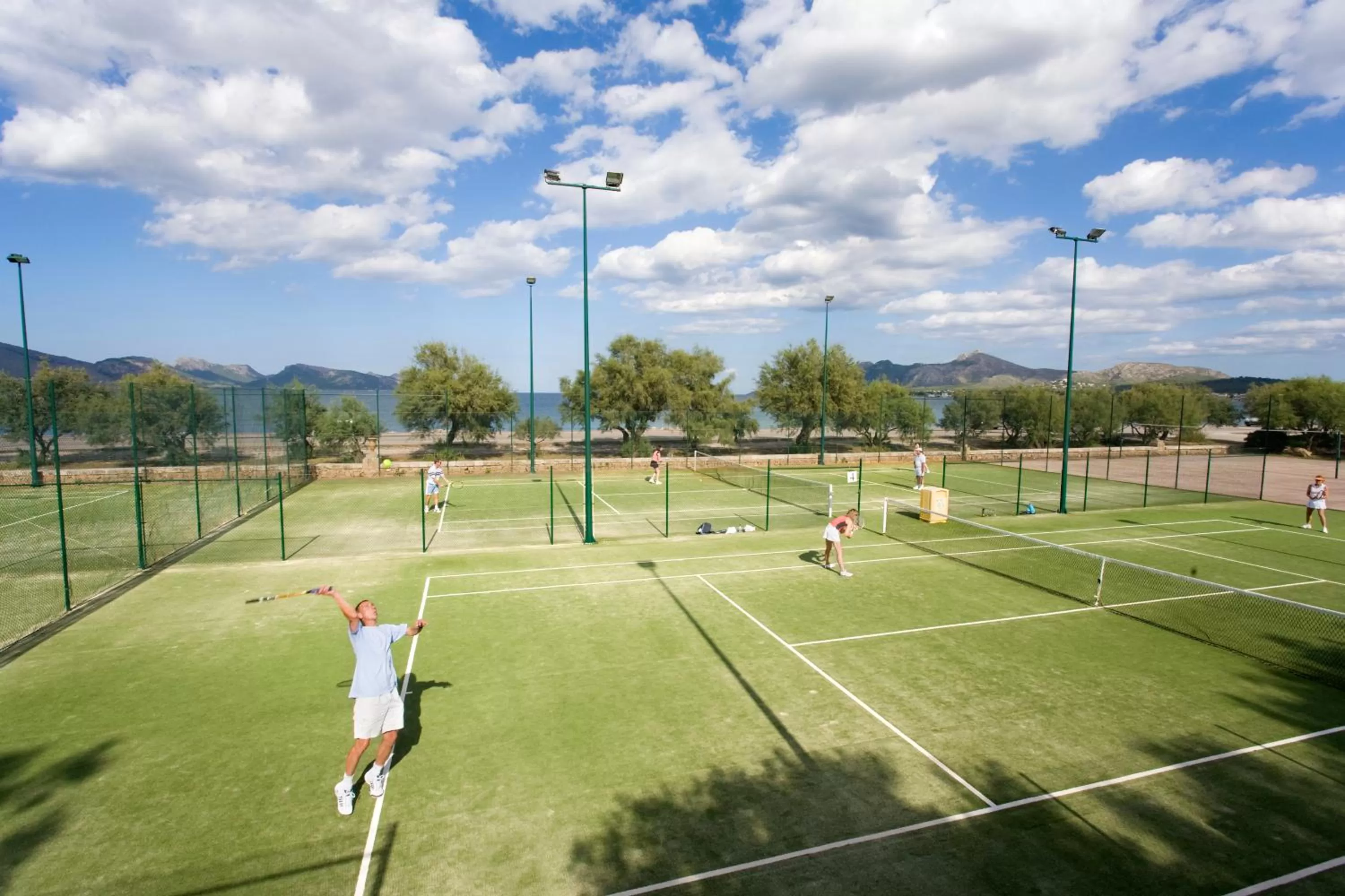 Tennis court in PortBlue Club Pollentia Resort & Spa