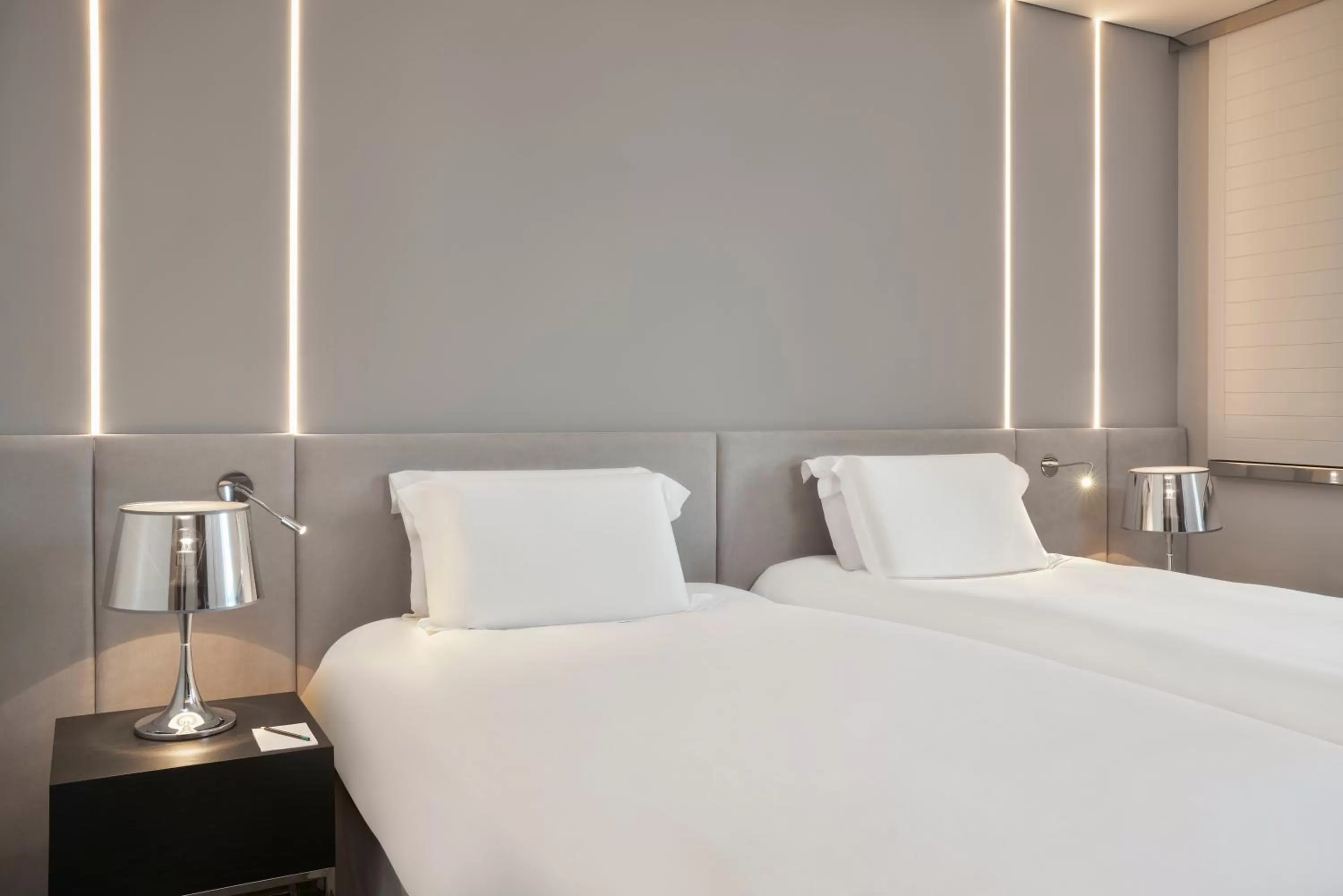 Bed in Sofitel Athens Airport