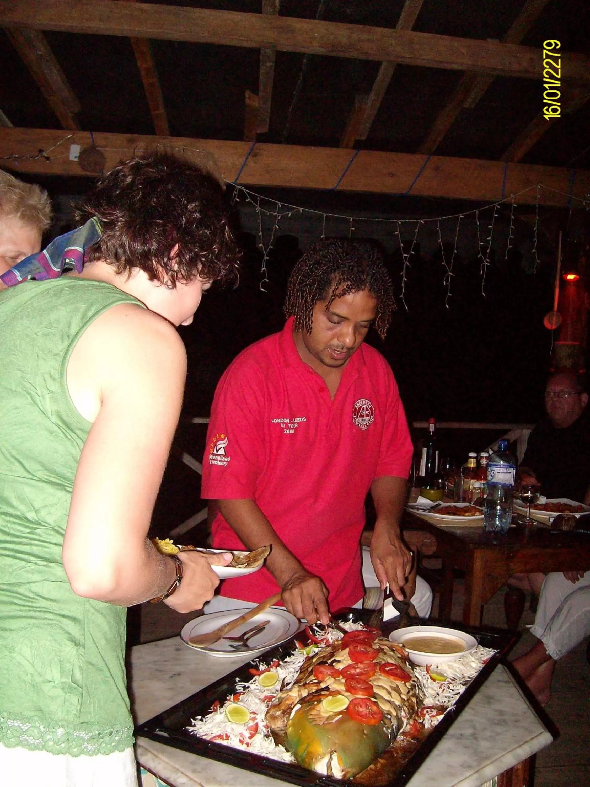 Guests in Langi Langi Beach Bungalows