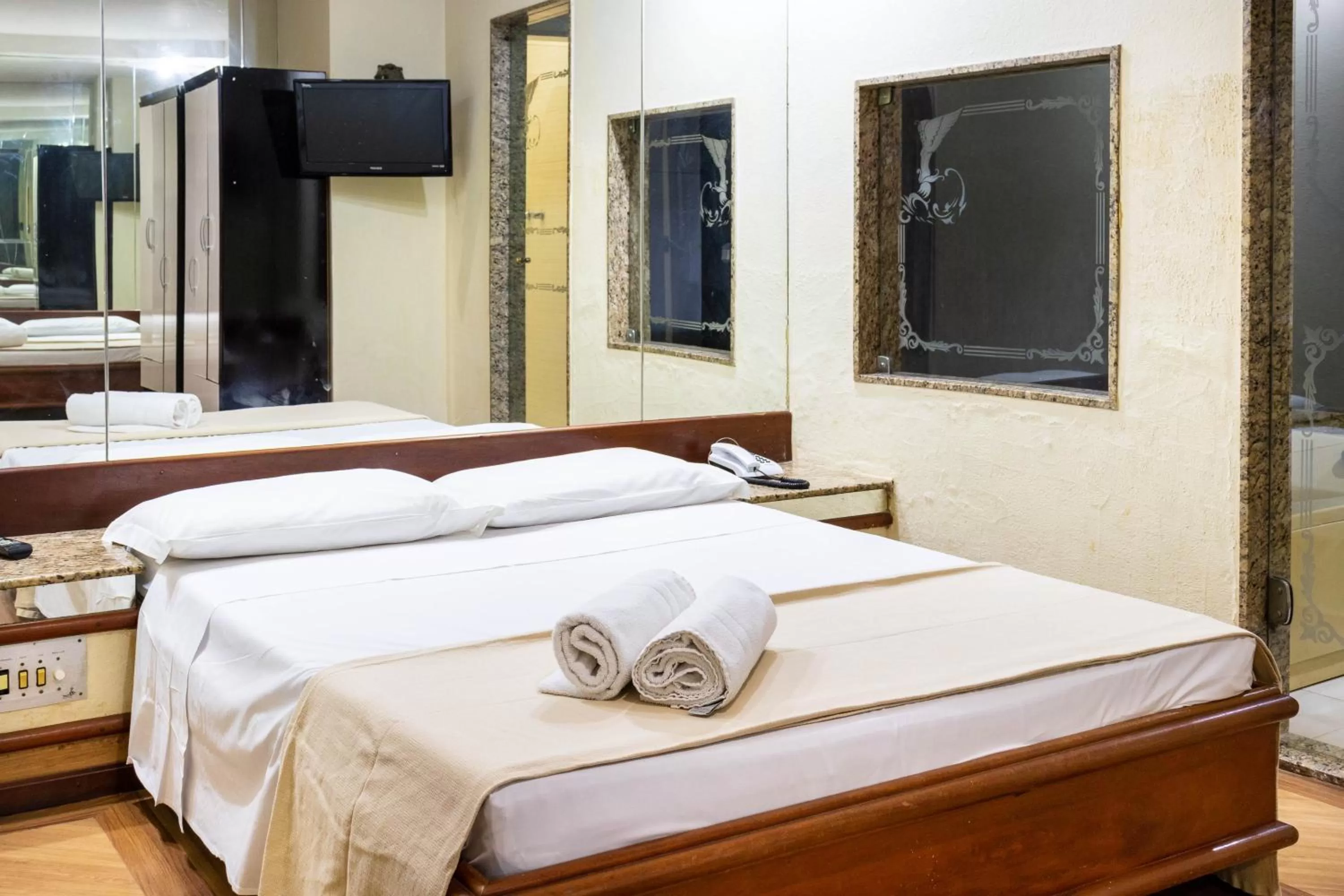 Bed in Pompeu Rio Hotel