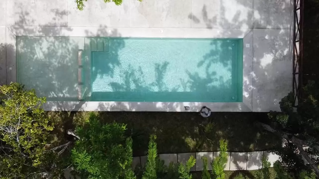 Swimming pool in Mi Kasa Tu Kasa Bacalar