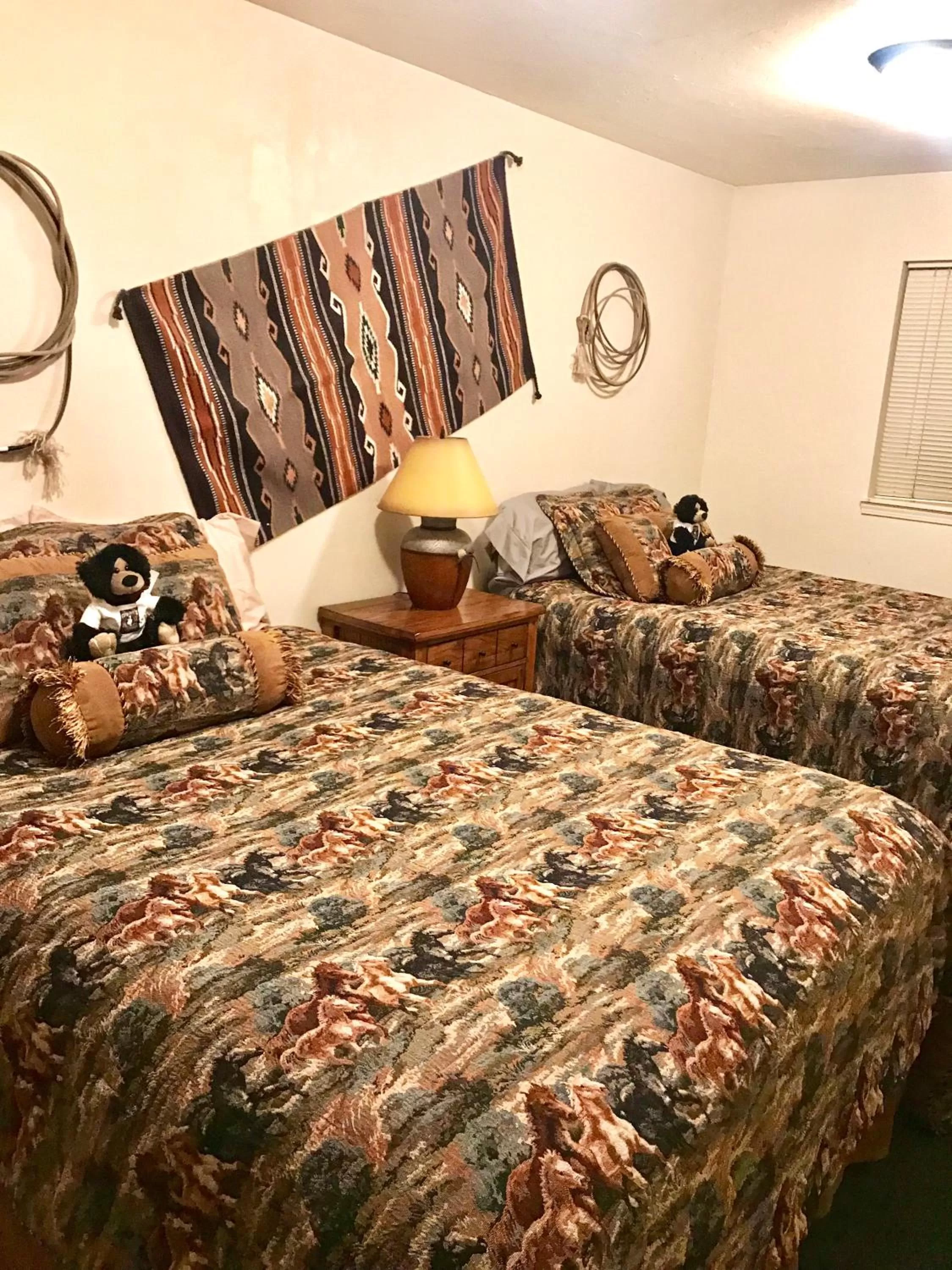 Bed in Cowboy's Lodge