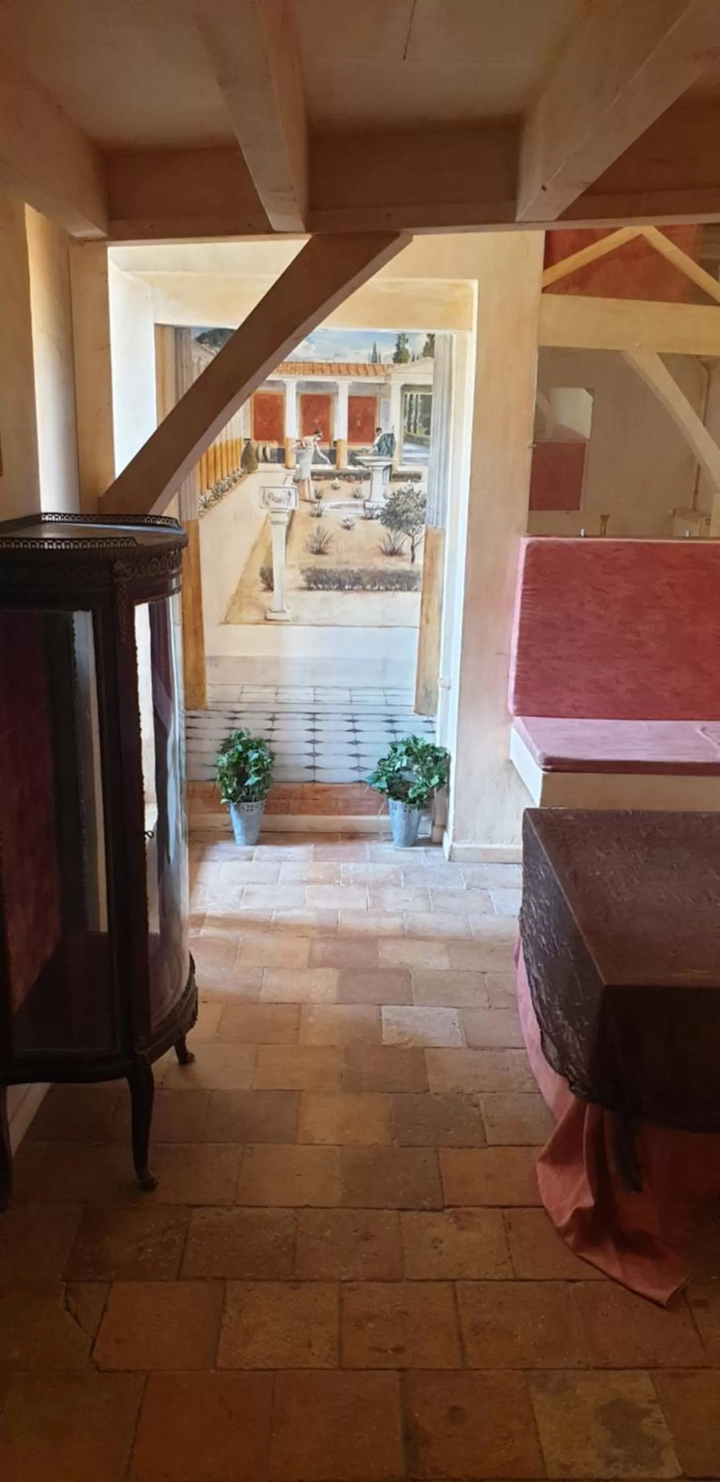 Seating area in Manoir de la Rémonière