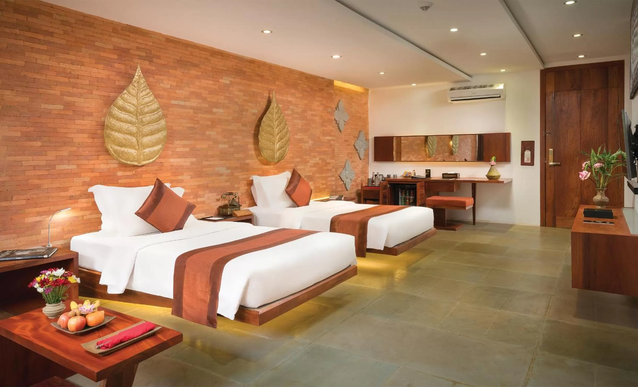 Bedroom, Bed in Golden Temple Residence