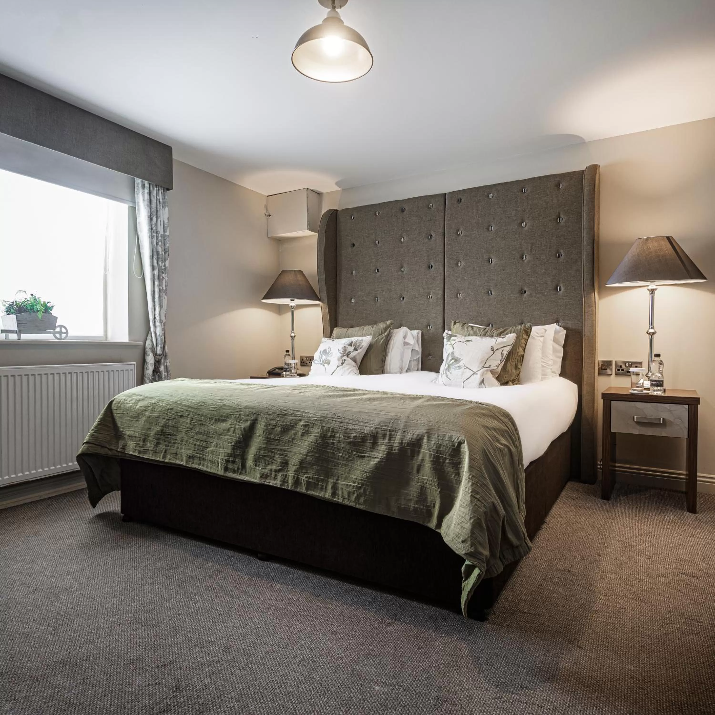 Bedroom, Bed in The Feathers Hotel, Helmsley, North Yorkshire - The Coaching Inn Group