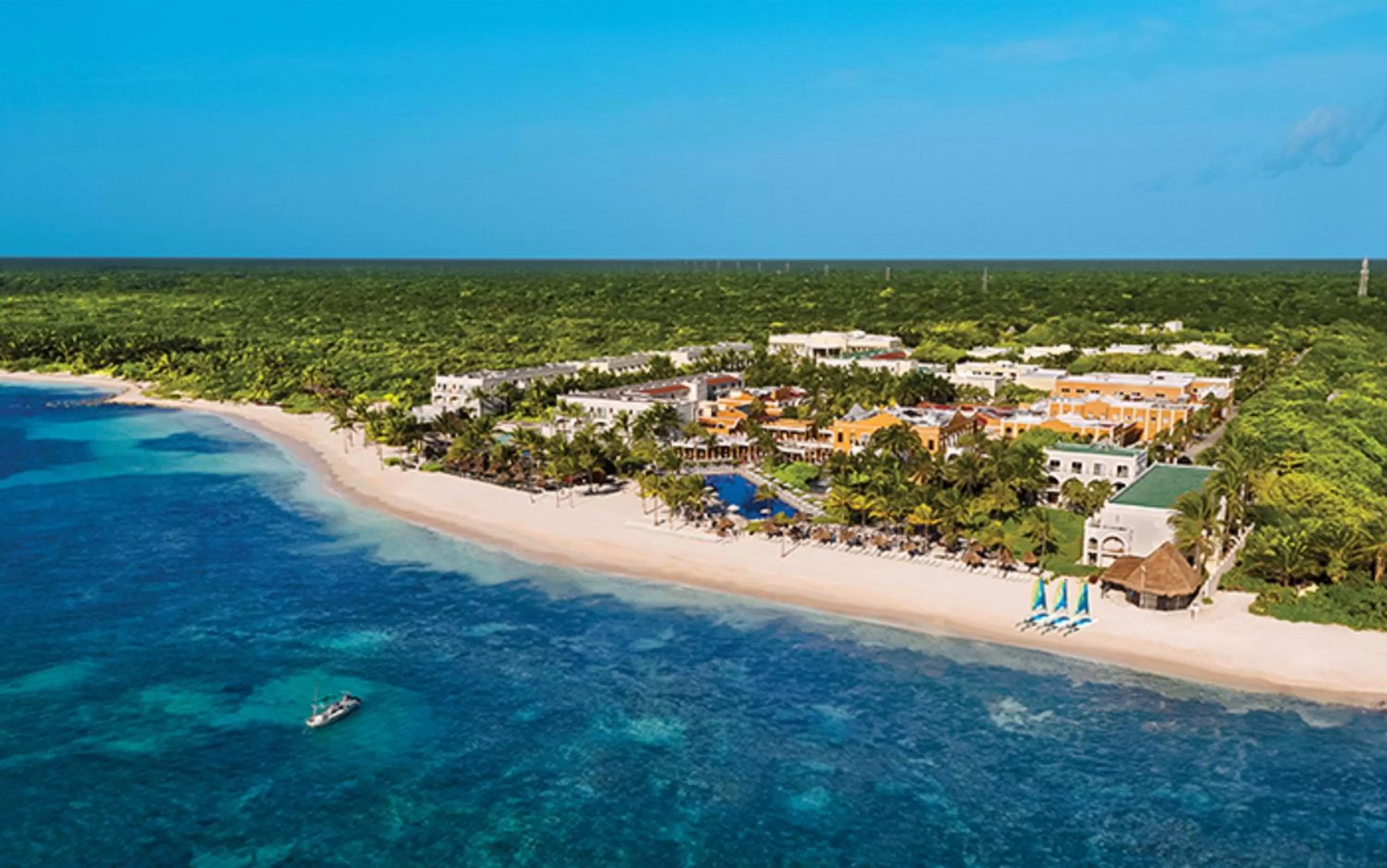 Bird's eye view in Dreams Tulum Resort & Spa