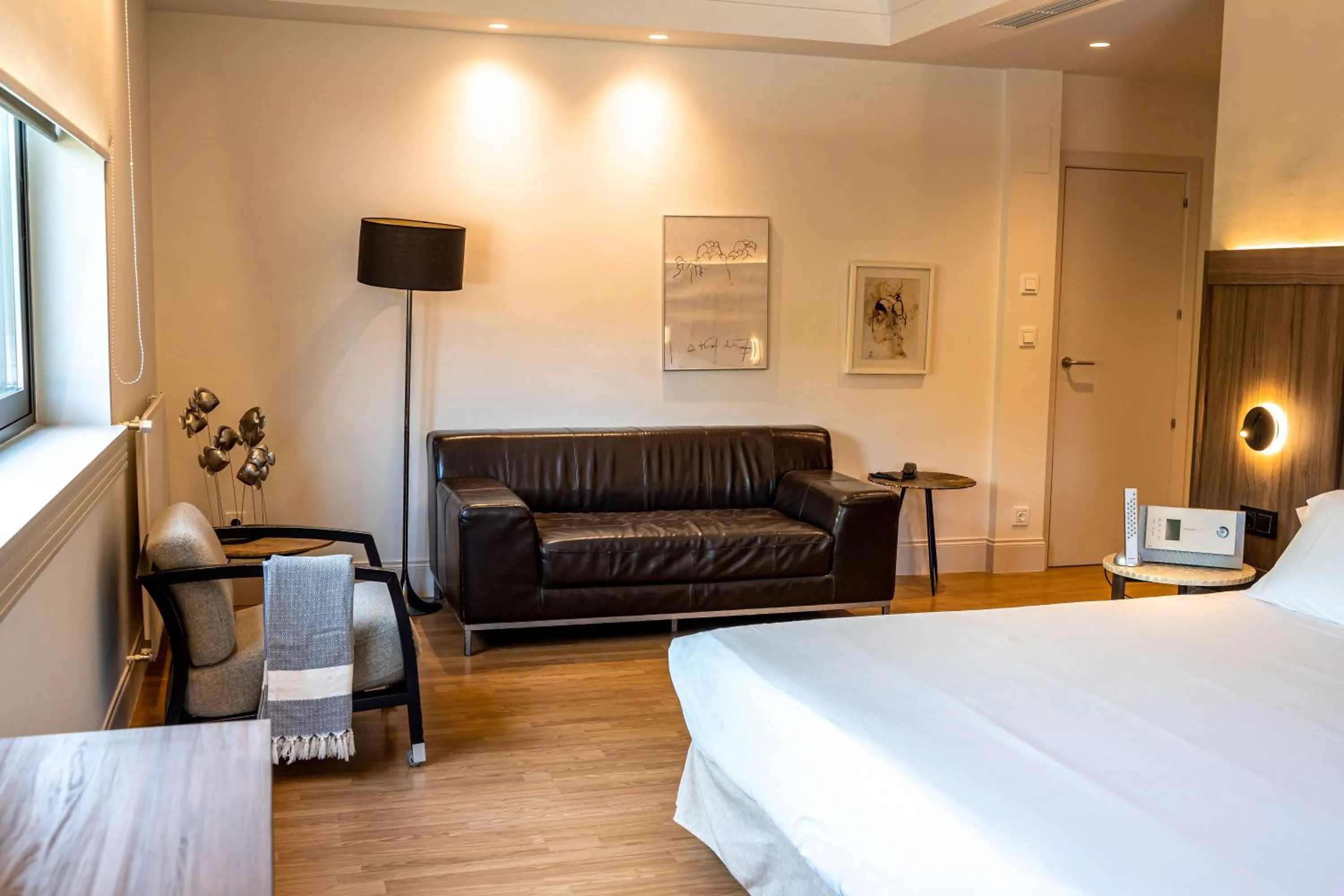 Bed in Hotel Rio Bidasoa