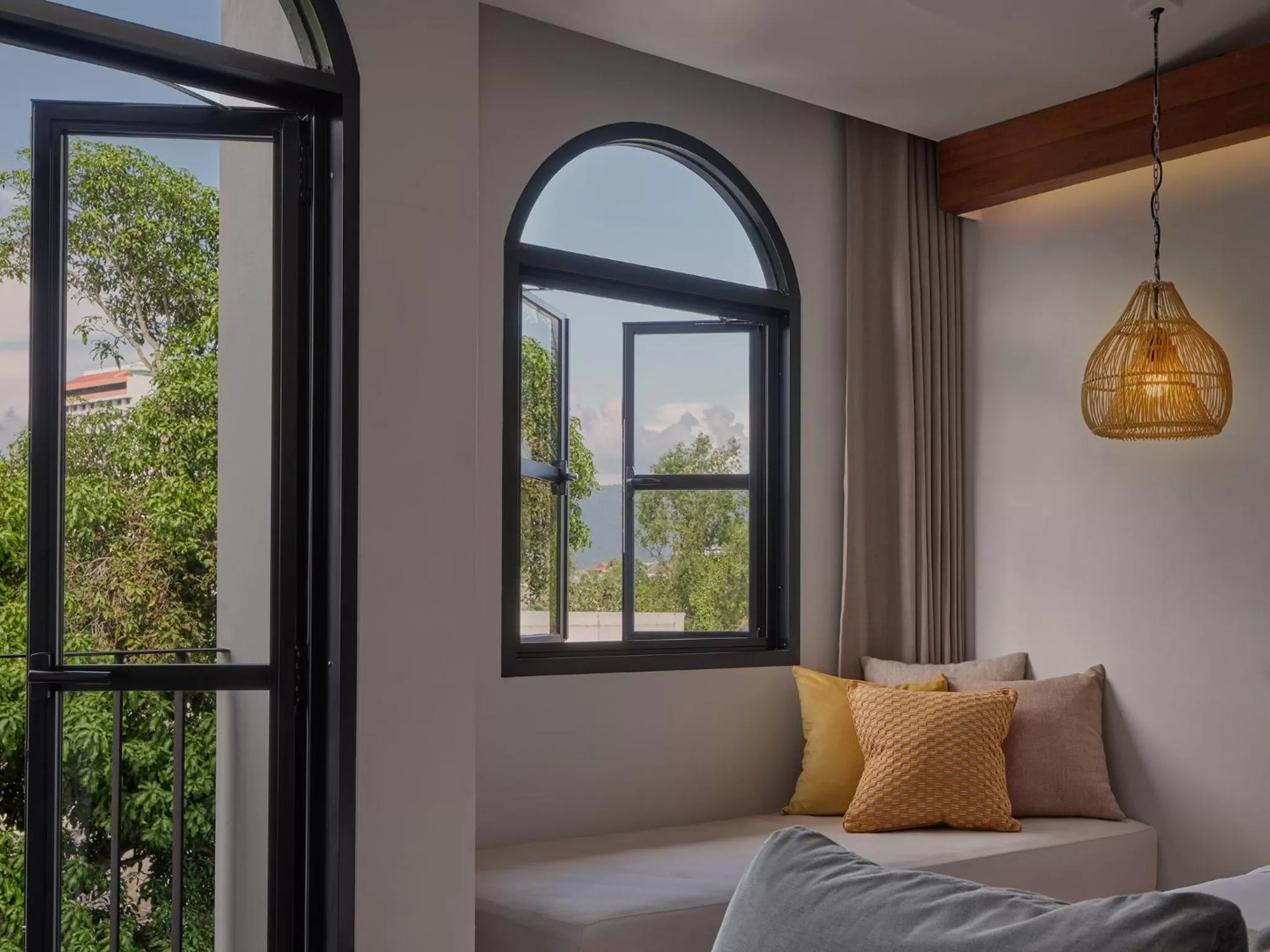 View (from property/room), Bed in The Motifs Eco Hotel - SHA Extra Plus