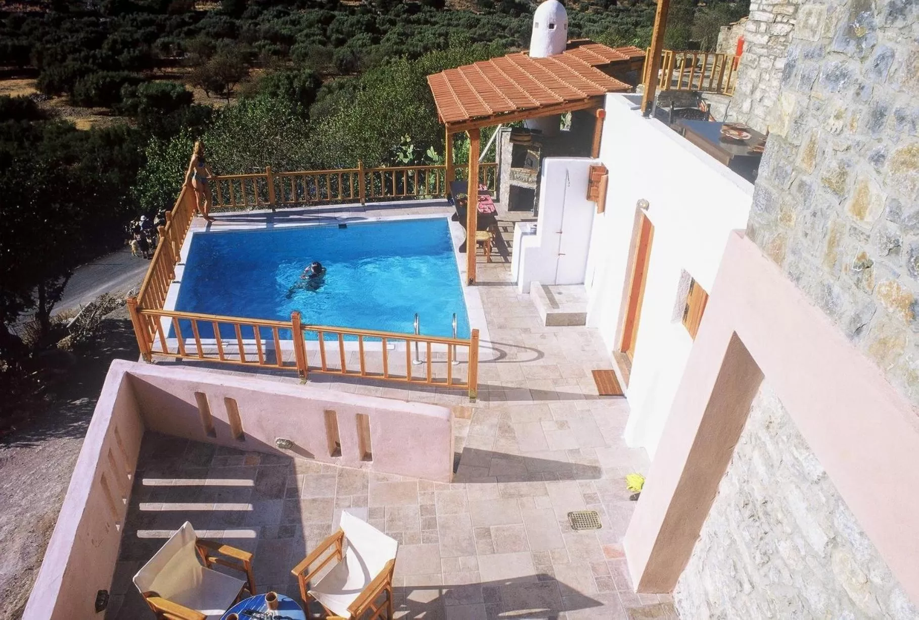Property building, Pool View in The Traditional Homes of Crete