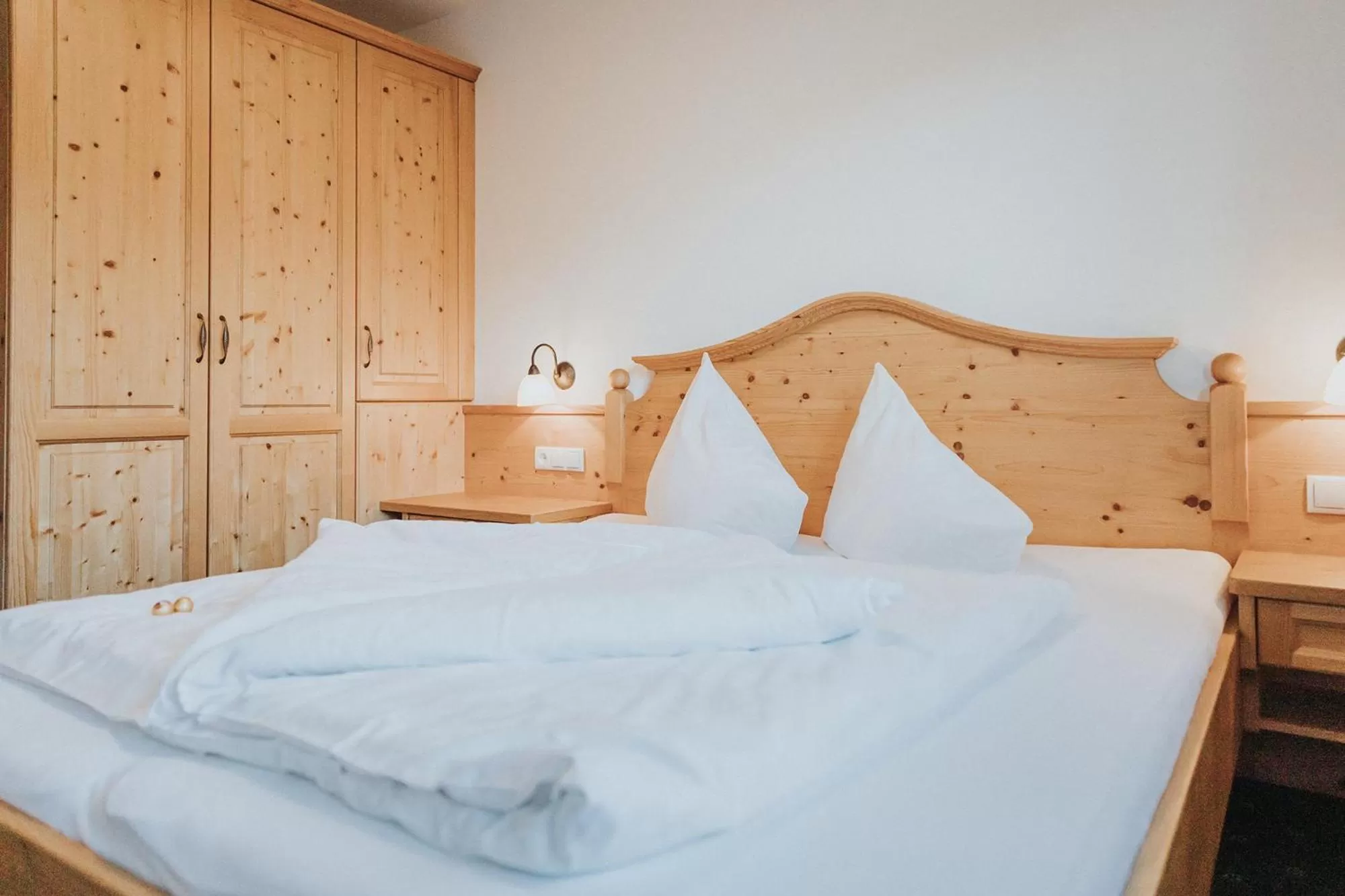 Bed in Hotel Silberfux