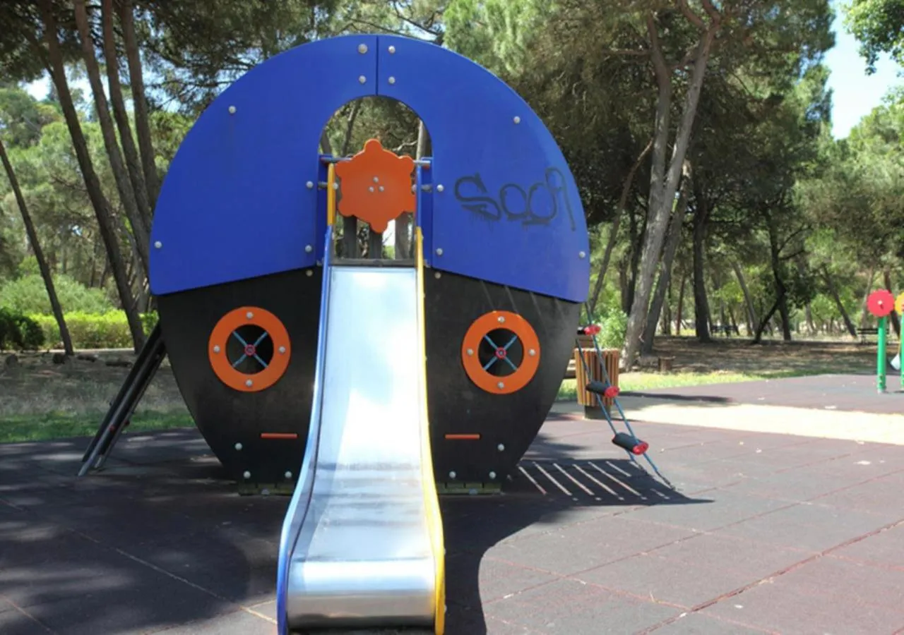 Children play ground in INATEL Caparica