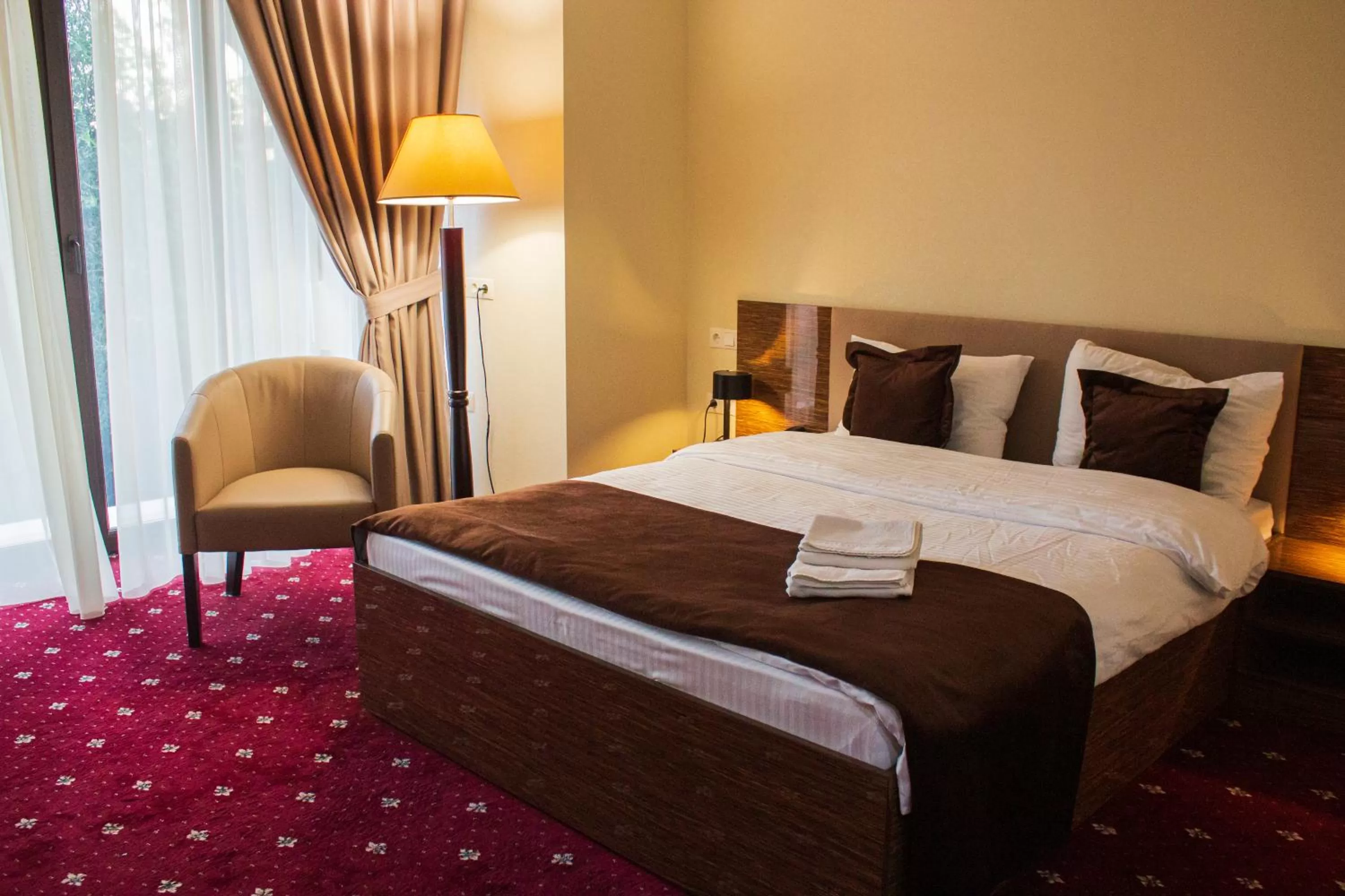 Bed in Bernardazzi Grand Hotel