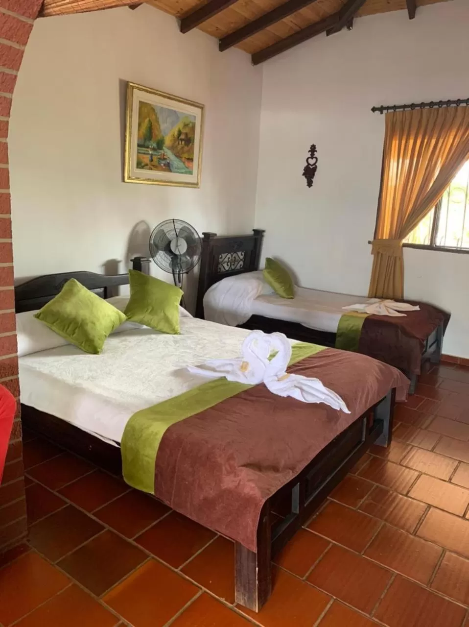 Bed in Hotel Campestre la Loma curiti