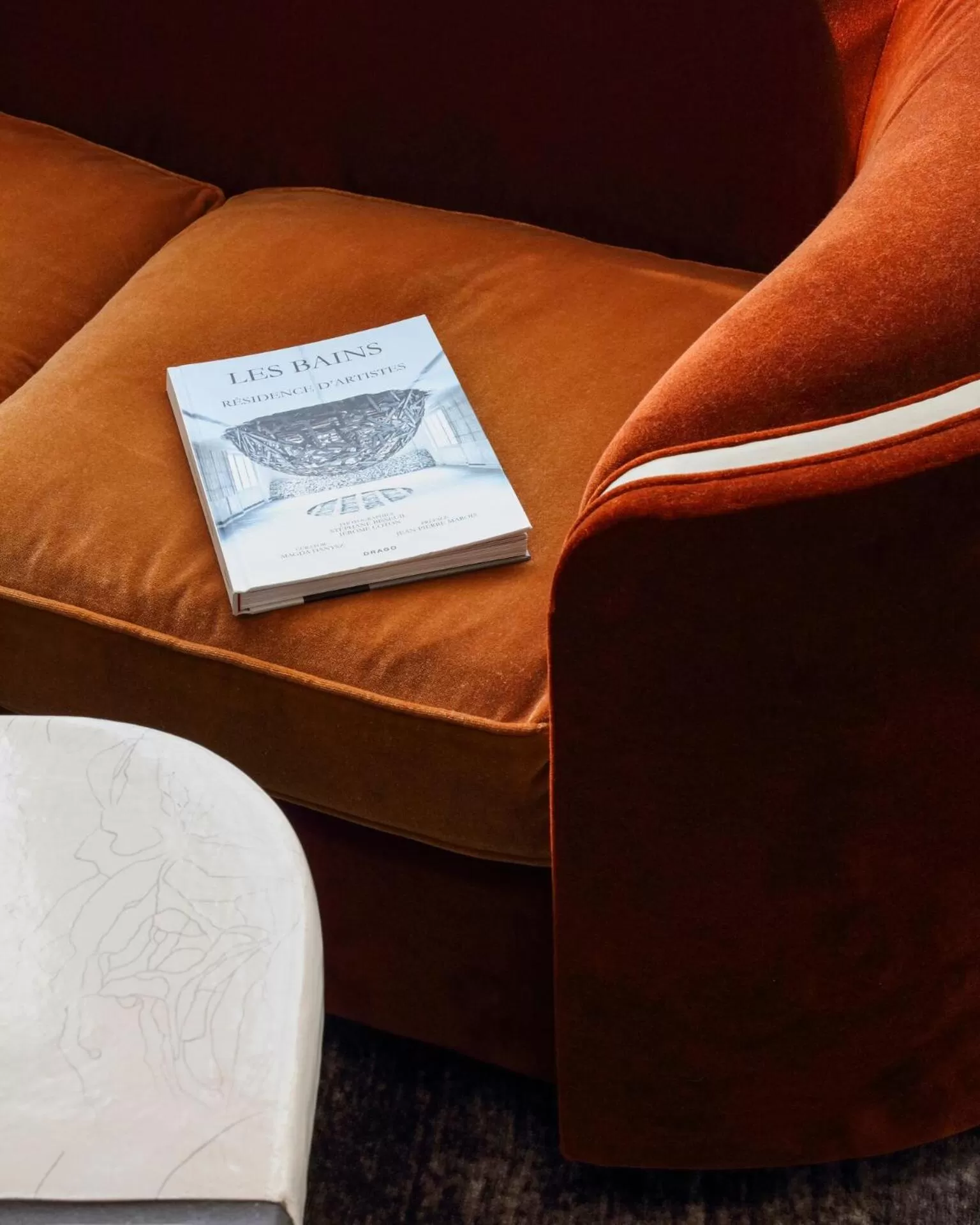 Decorative detail in Hotel Les Bains Paris