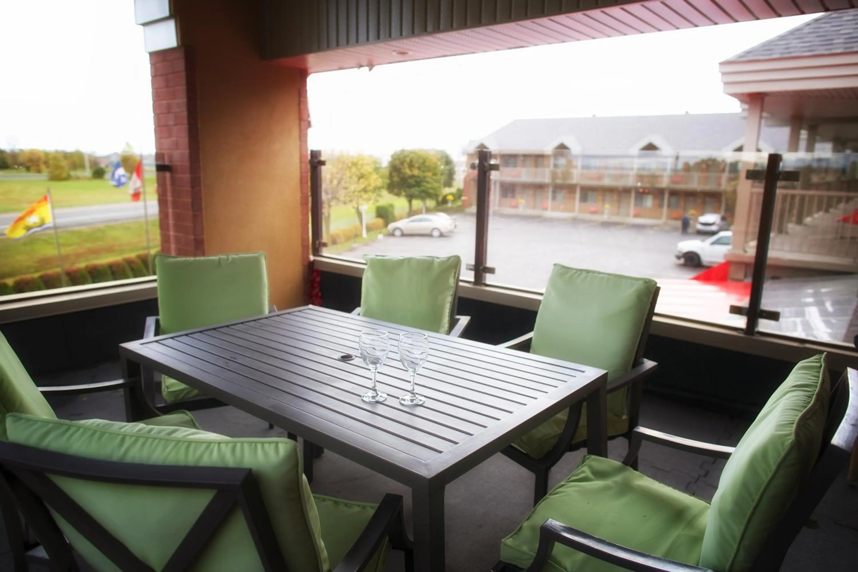 Balcony/Terrace in Hotel-Motel Drummond