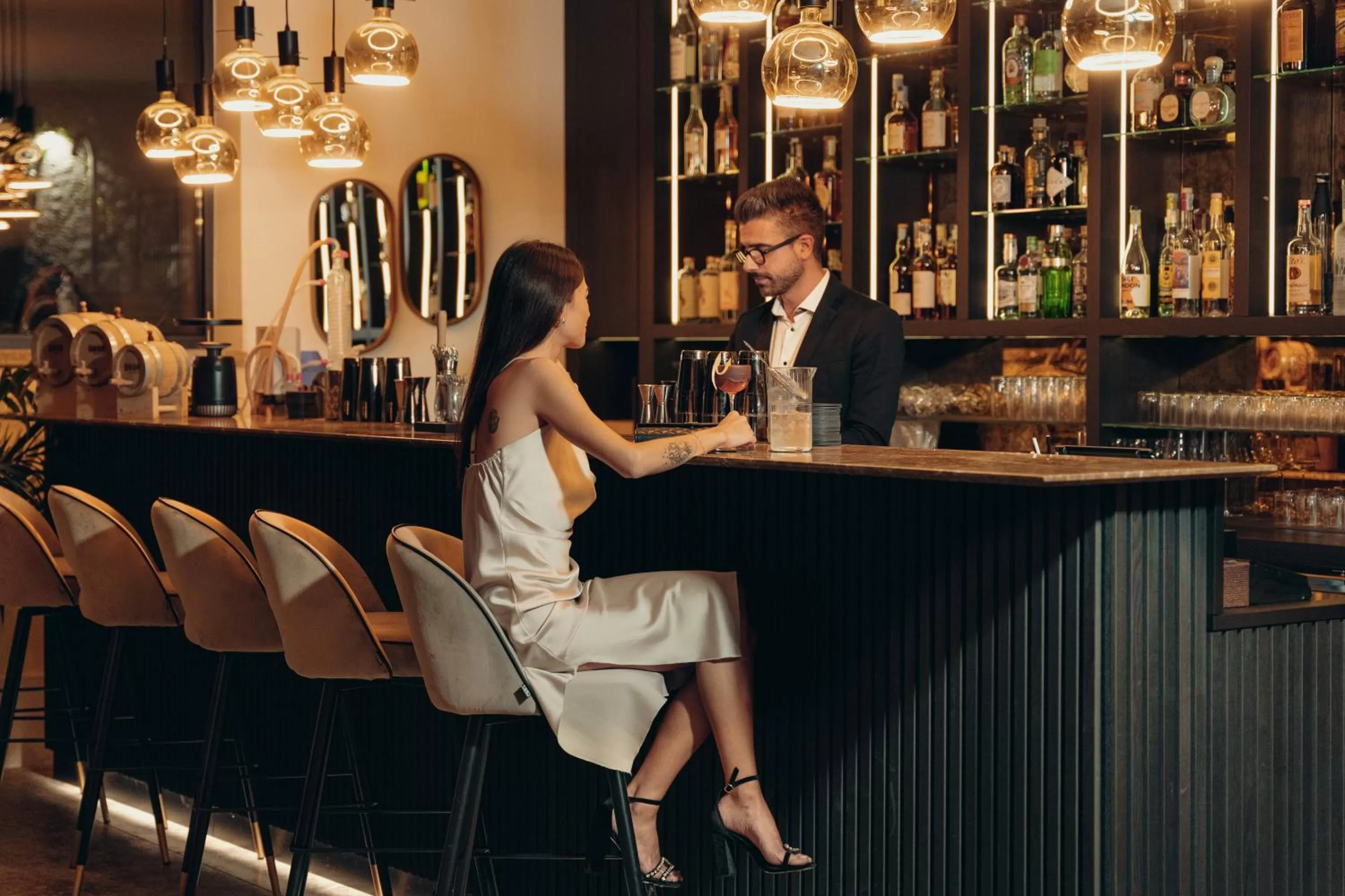 Lounge or bar in MUSA Lago di Como