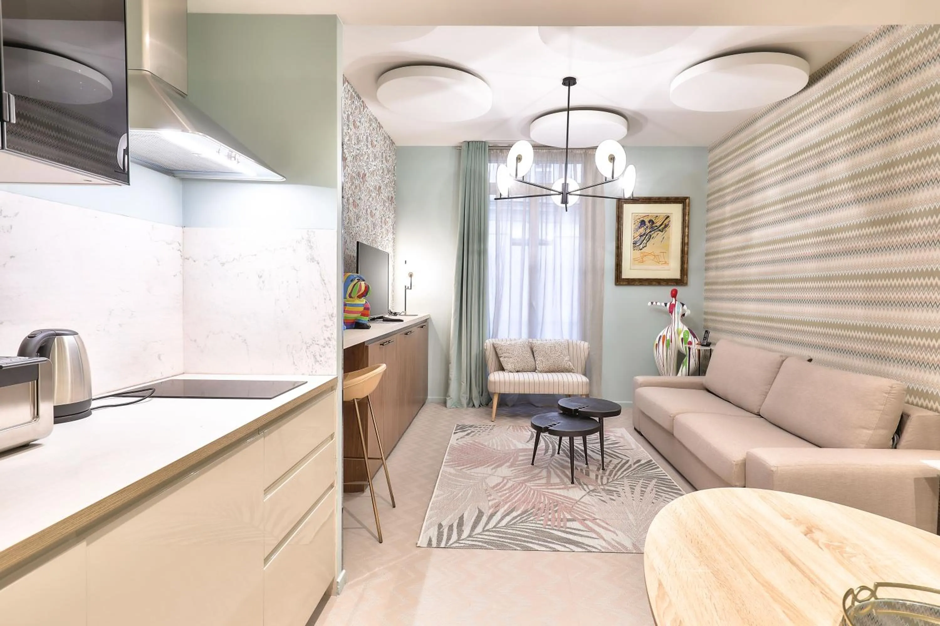 Living room in Hotel 33 Marbeuf