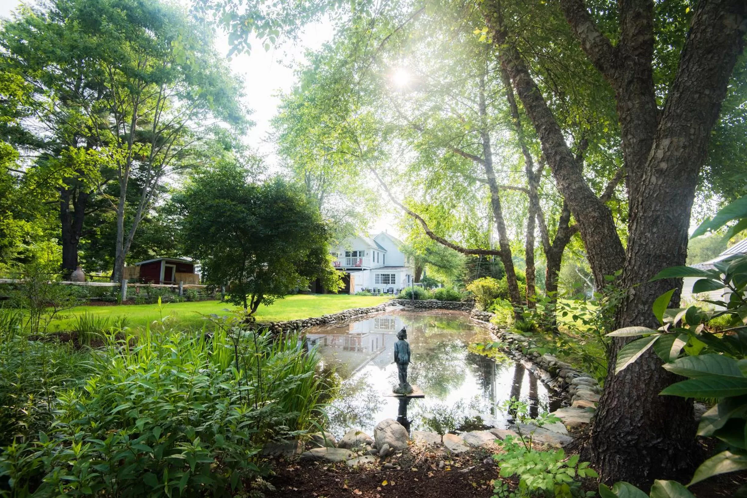 Garden in Four Columns Inn