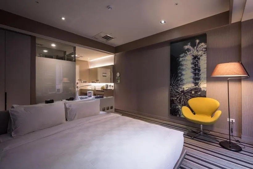 Bed in Taipei 101 SPARKLE Hotel