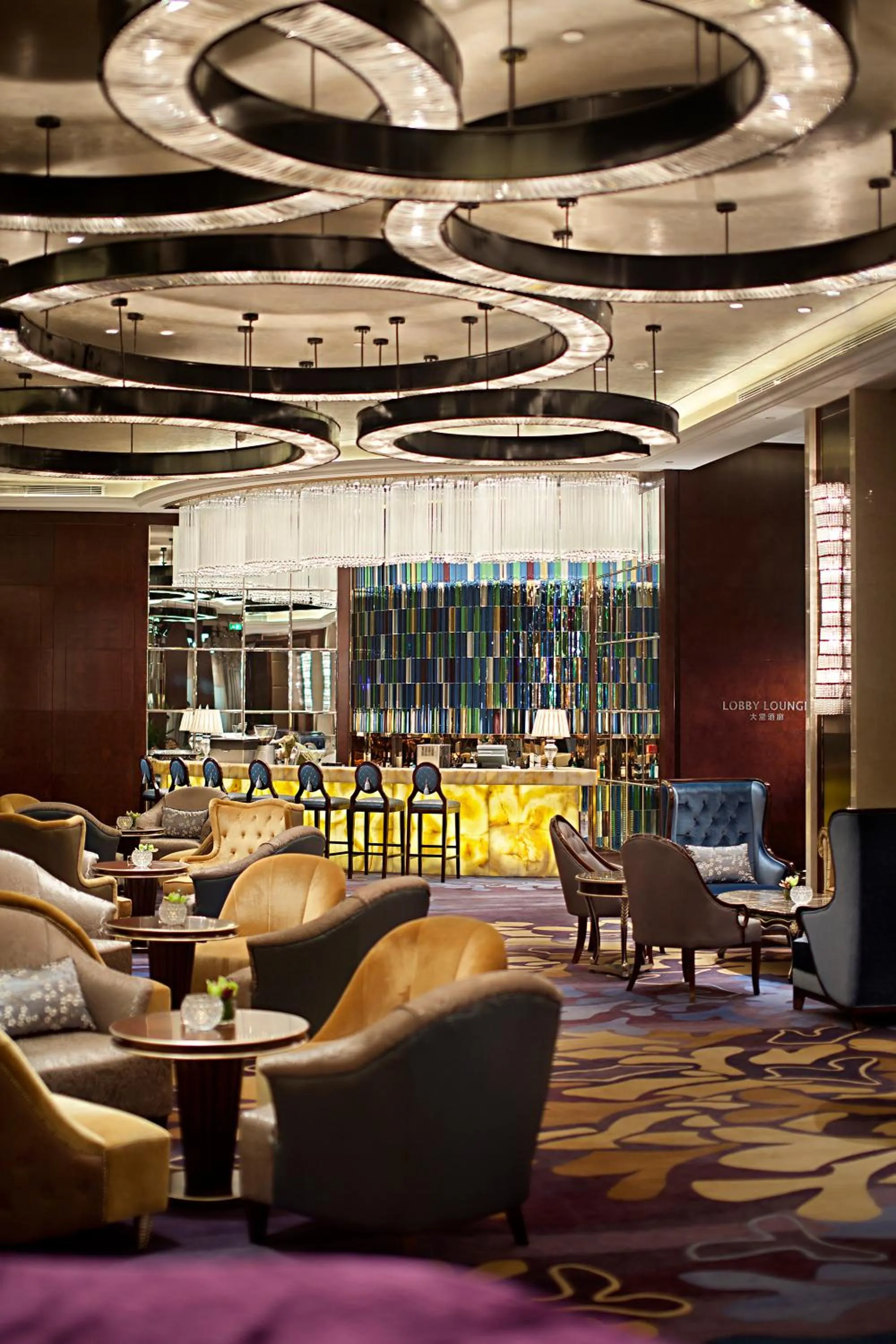 Lounge or bar in Wanda Realm Harbin Hotel