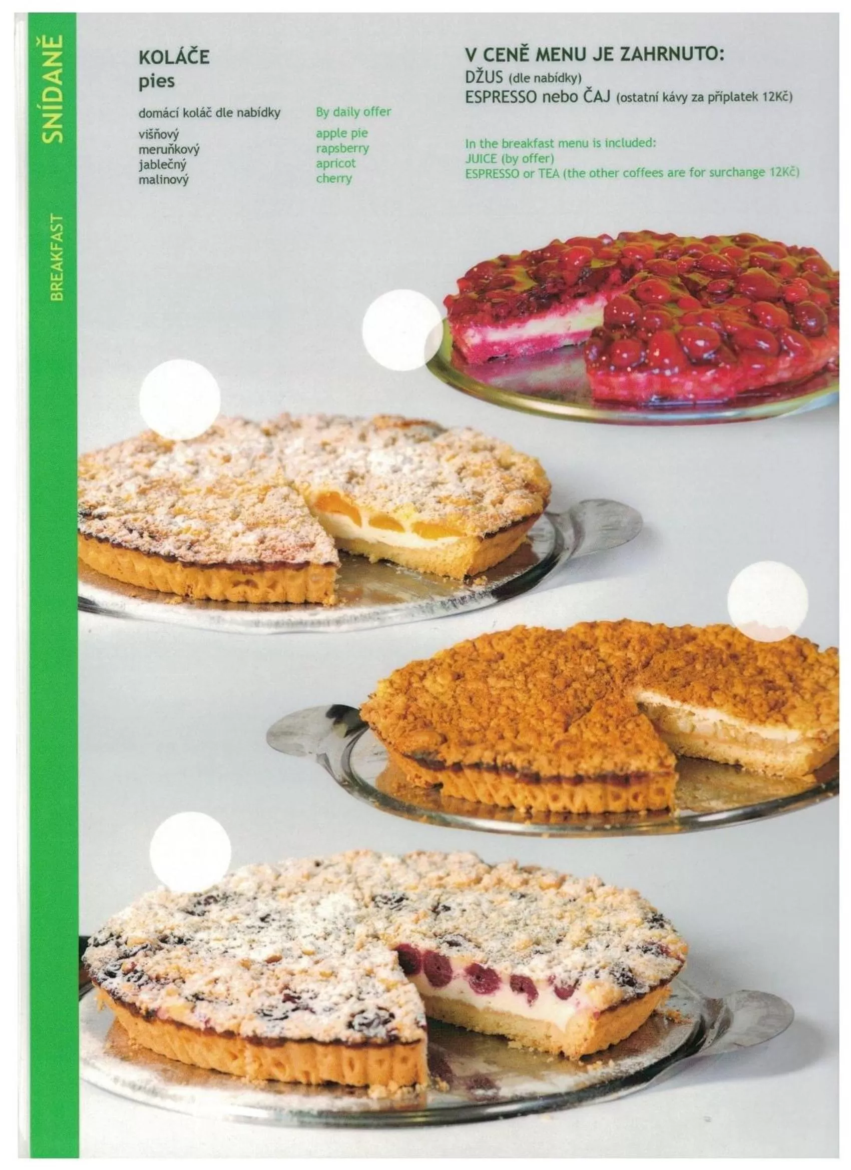 Breakfast in Dům U pikové desítky