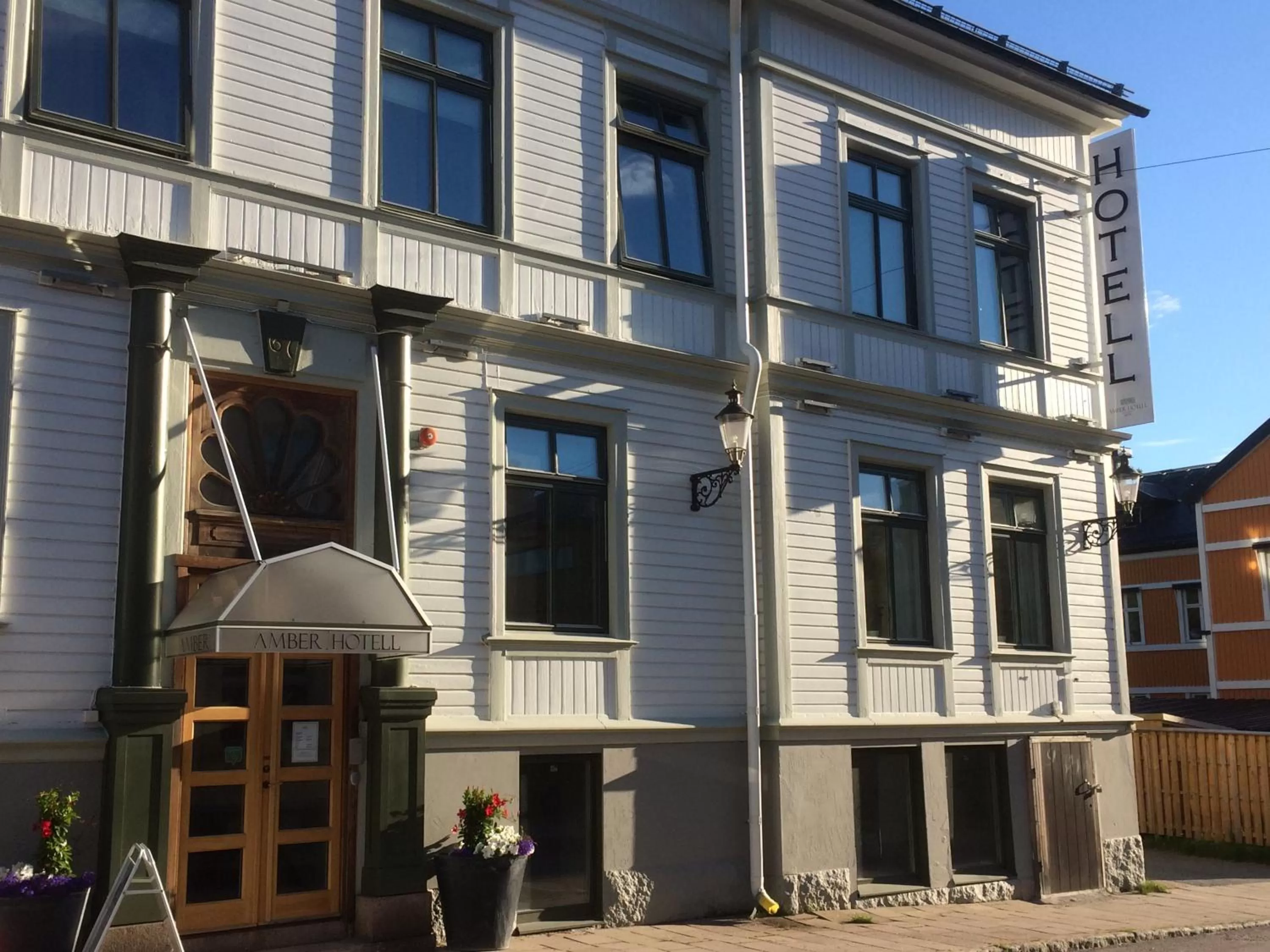 Facade/entrance in SPiS Hotell Amber