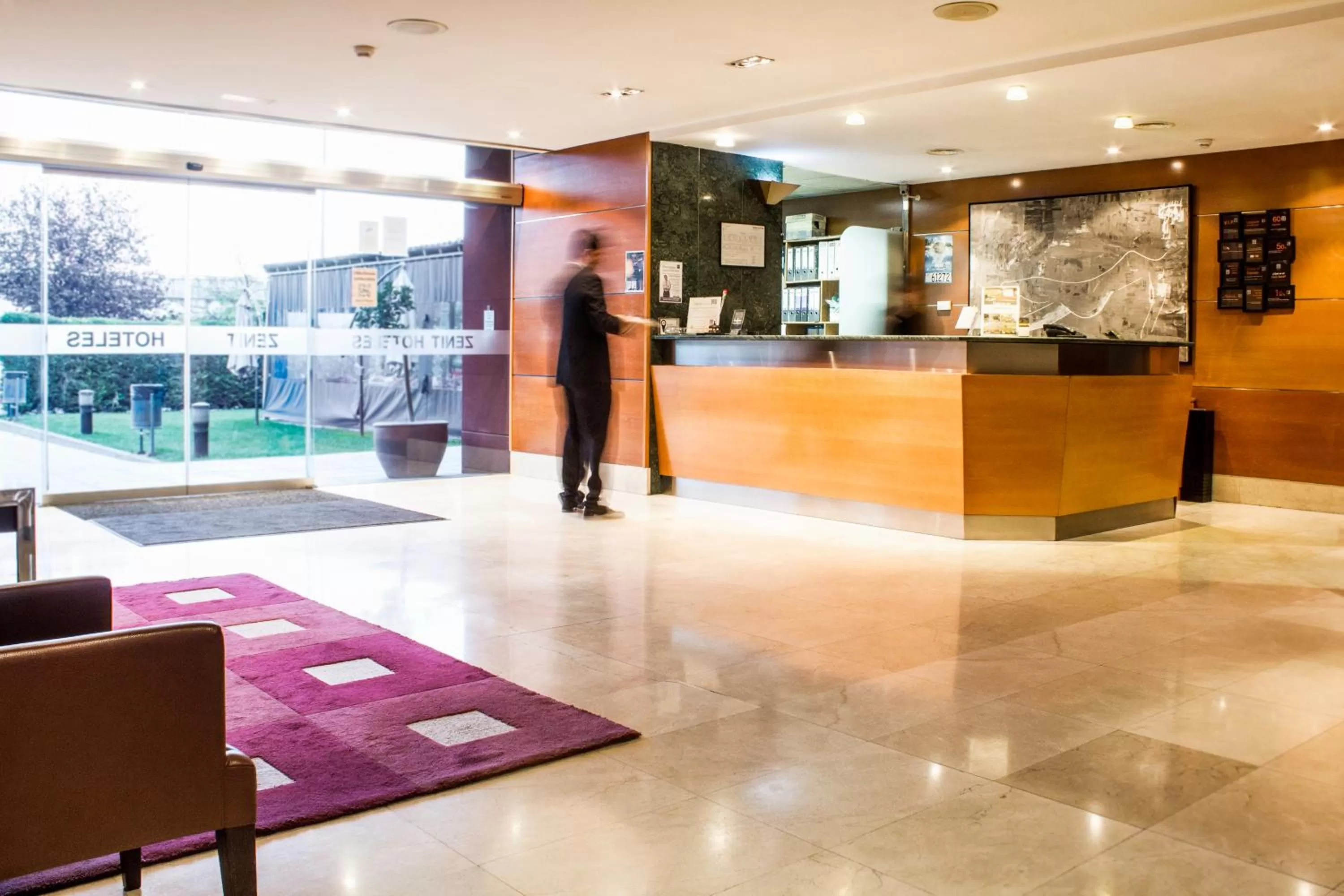 Lobby or reception in Zenit Logroño