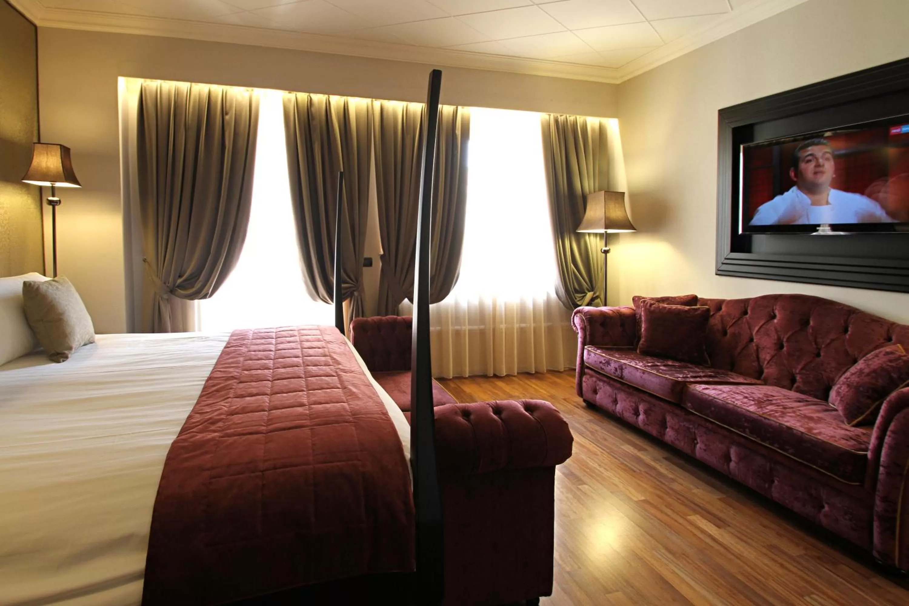 Bedroom, Bed in Hotel Milano & SPA***S