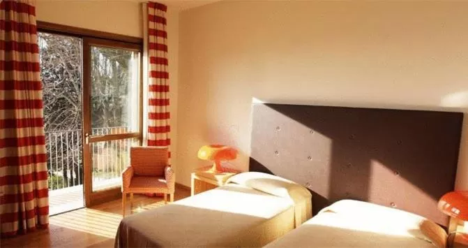 Bedroom, Bed in Le Querce Hotel