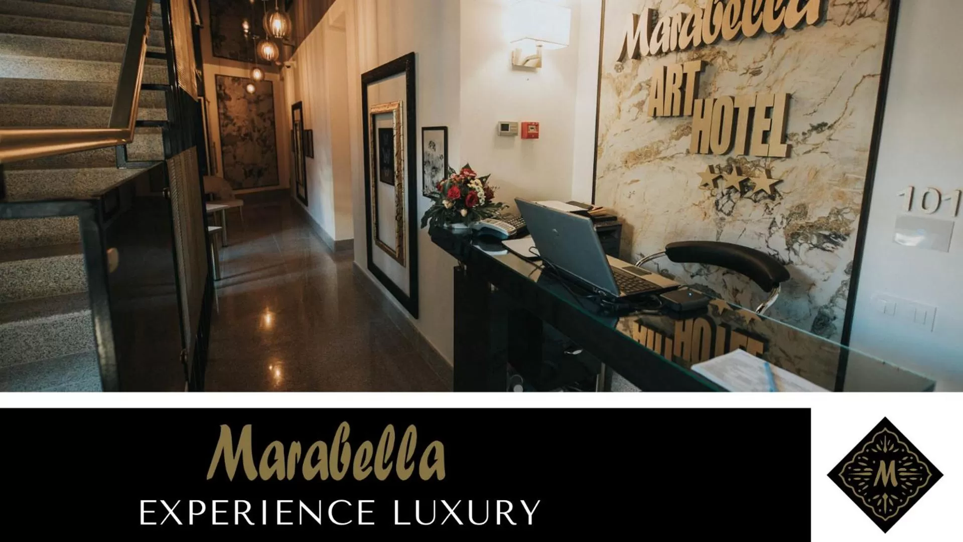 Lobby or reception in Hotel Marabella