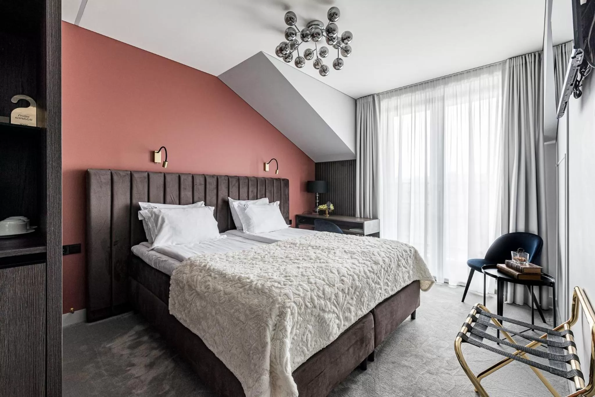 Bed in Oginski Hotel