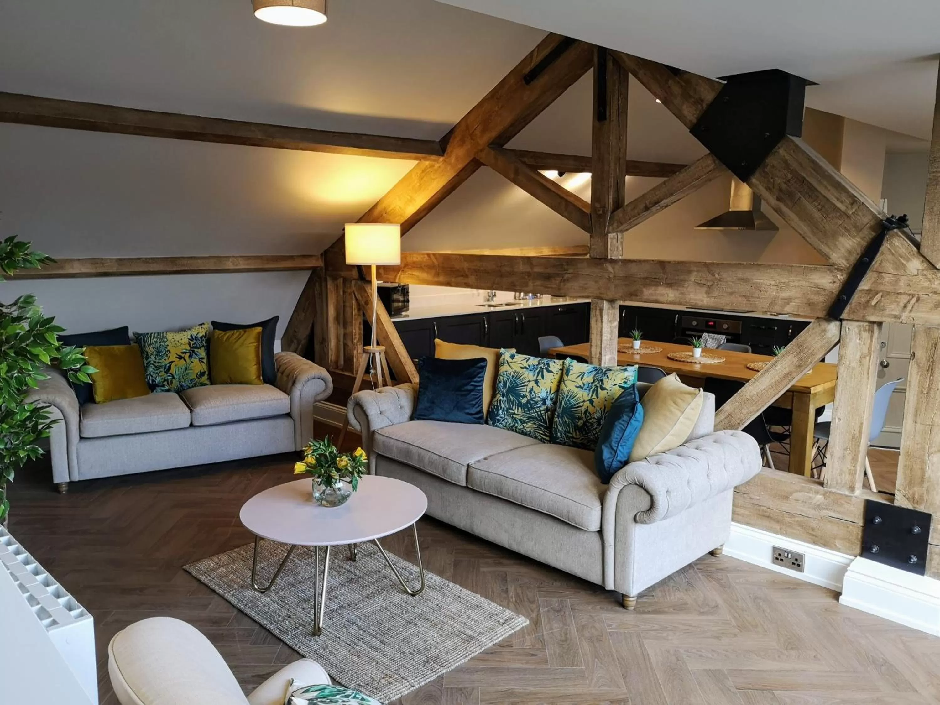 Living room in Goodramgate Apartments