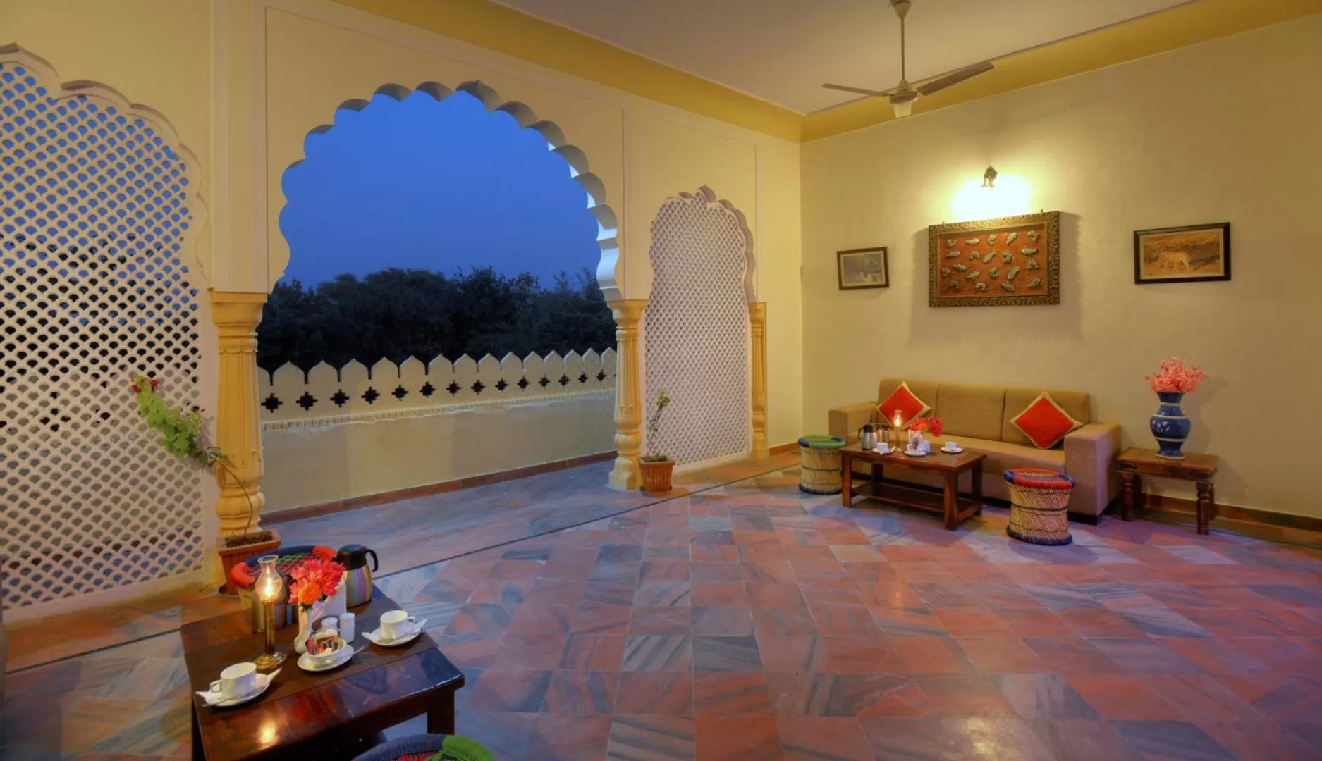 Balcony/Terrace in Ranthambhore Heritage Haveli