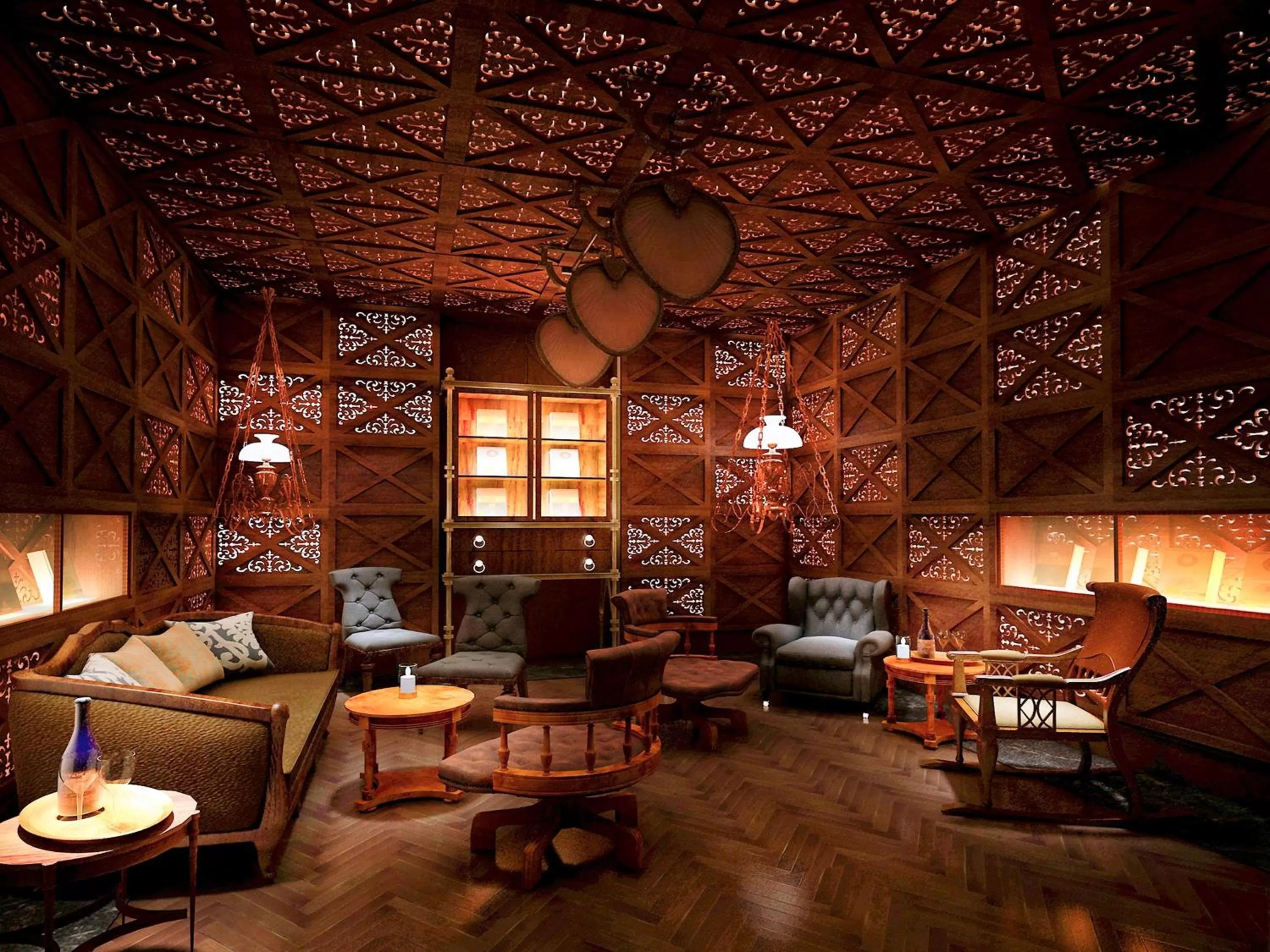 Lounge or bar in Hotel Muse Bangkok Langsuan - MGallery