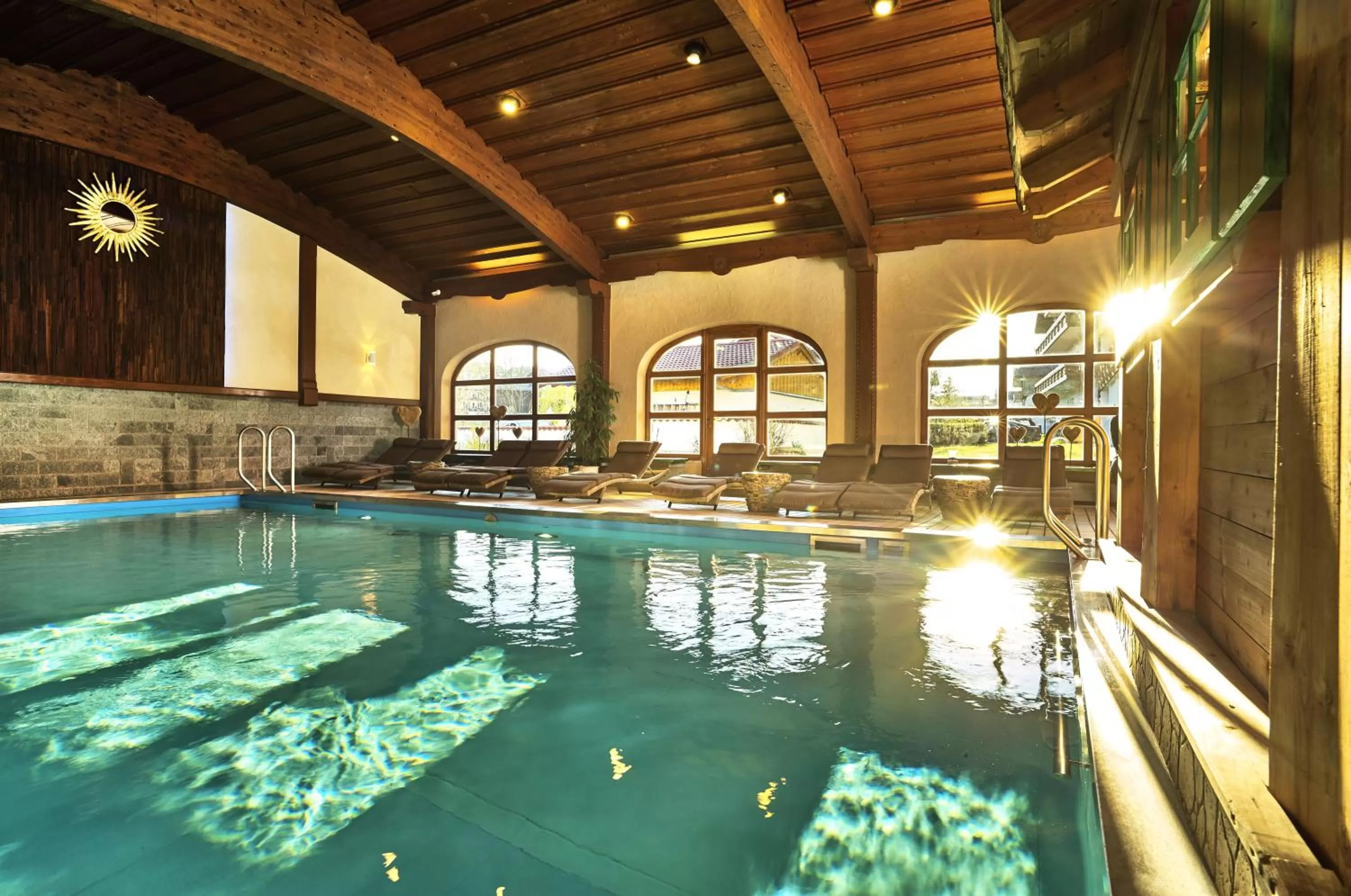 Swimming pool in Wander- und Aktivhotel Adam Bräu