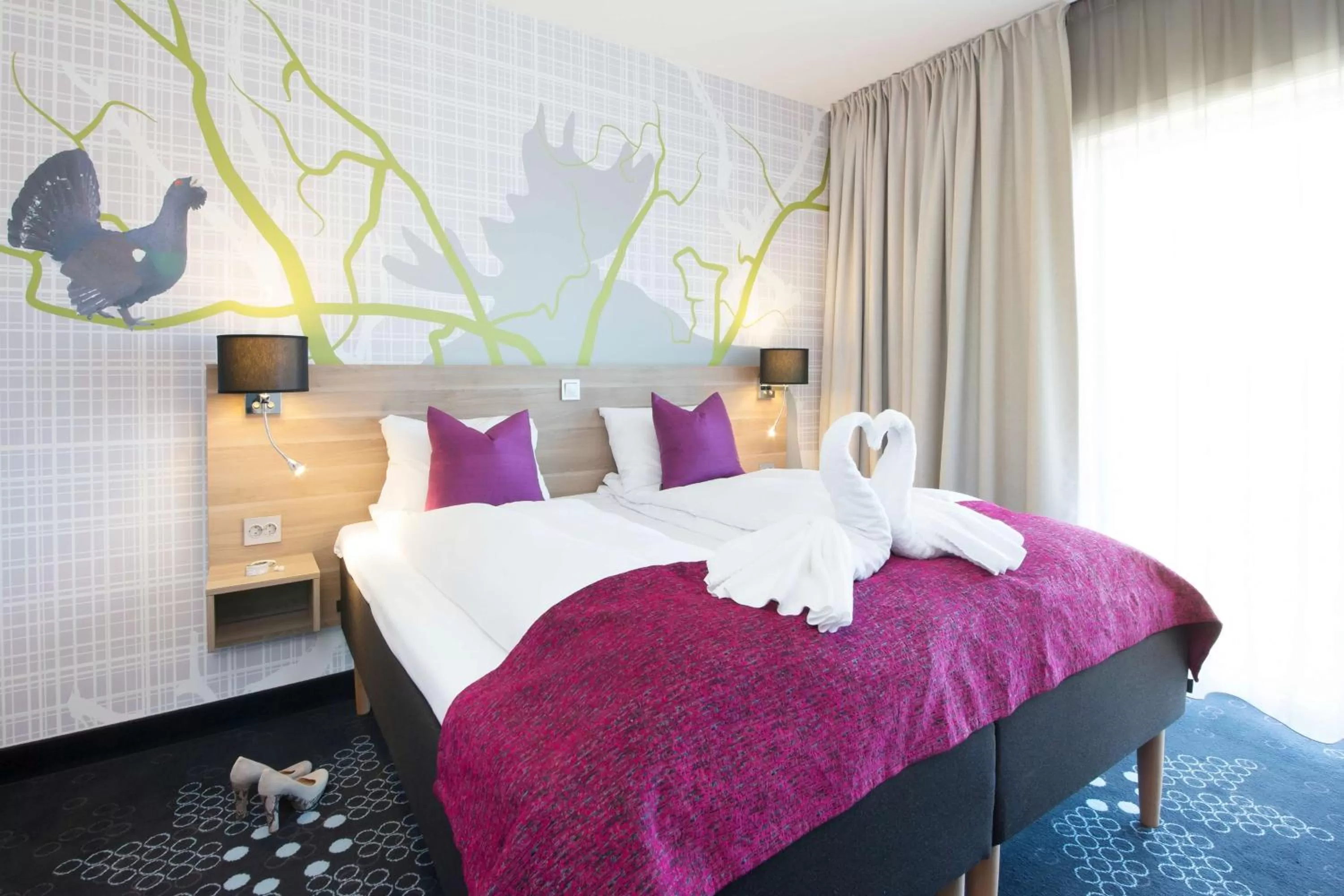 Photo of the whole room, Bed in Thon Partner Elgstua Hotel