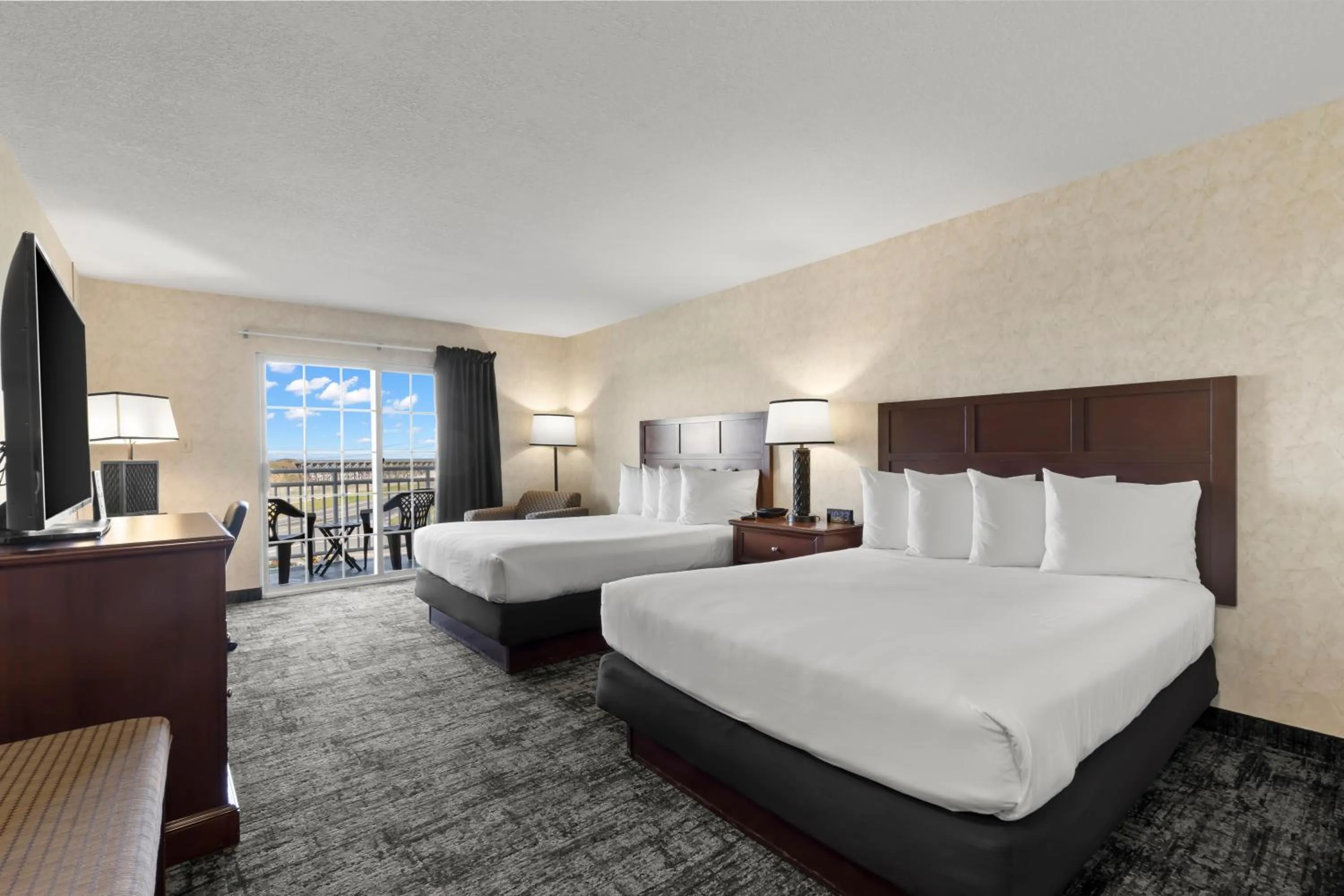 Bed in Beach House Inn