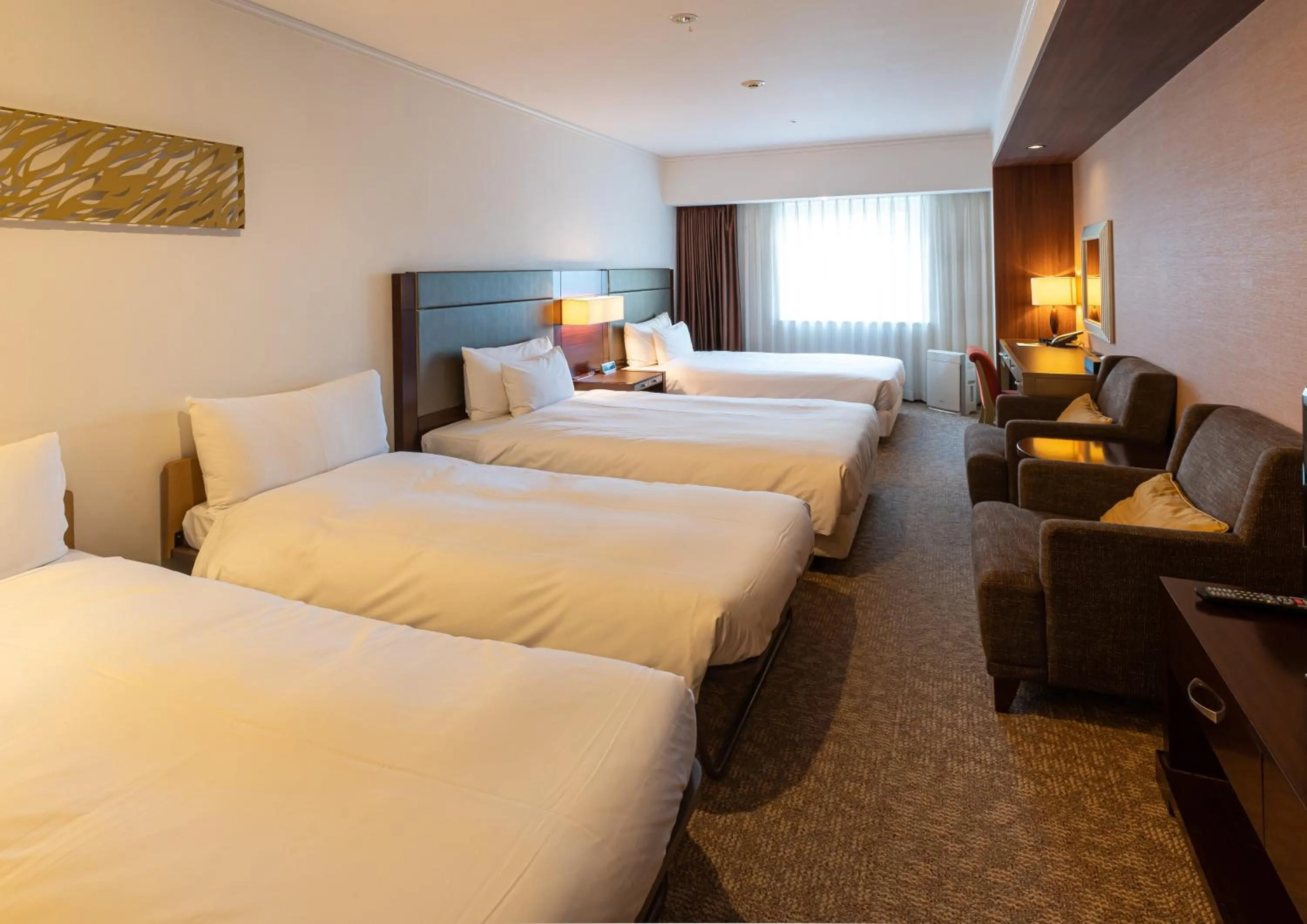 Bed in Ibis Styles Sapporo