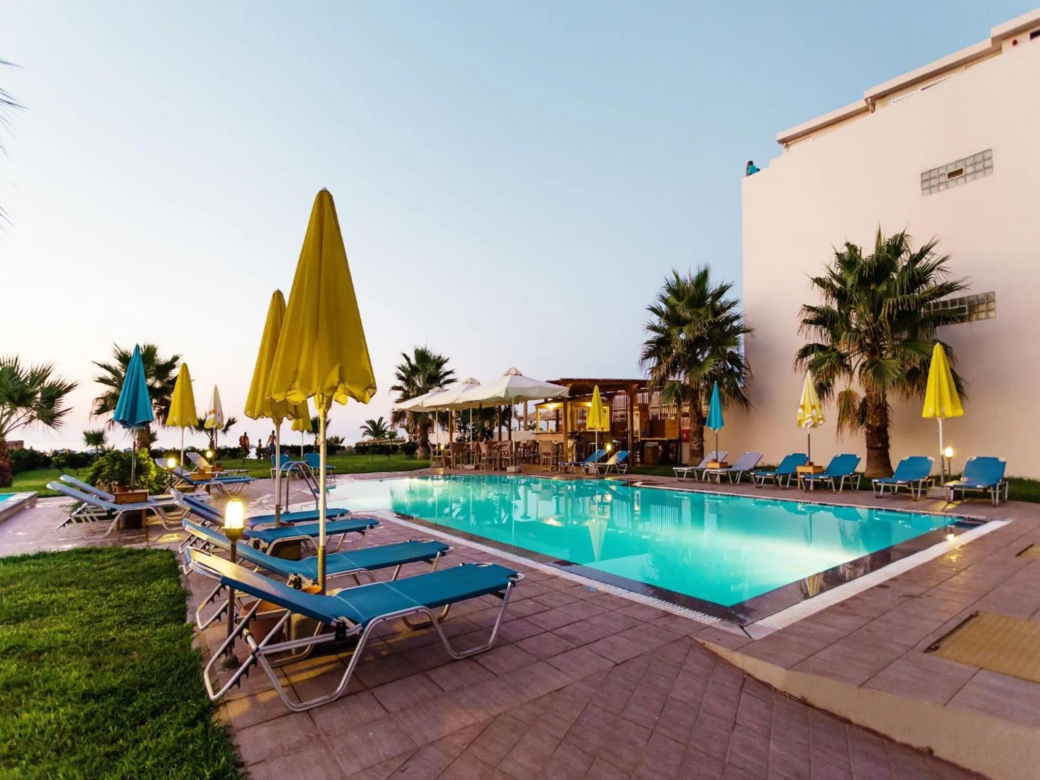 Swimming pool in Ilian Beach & Apartments