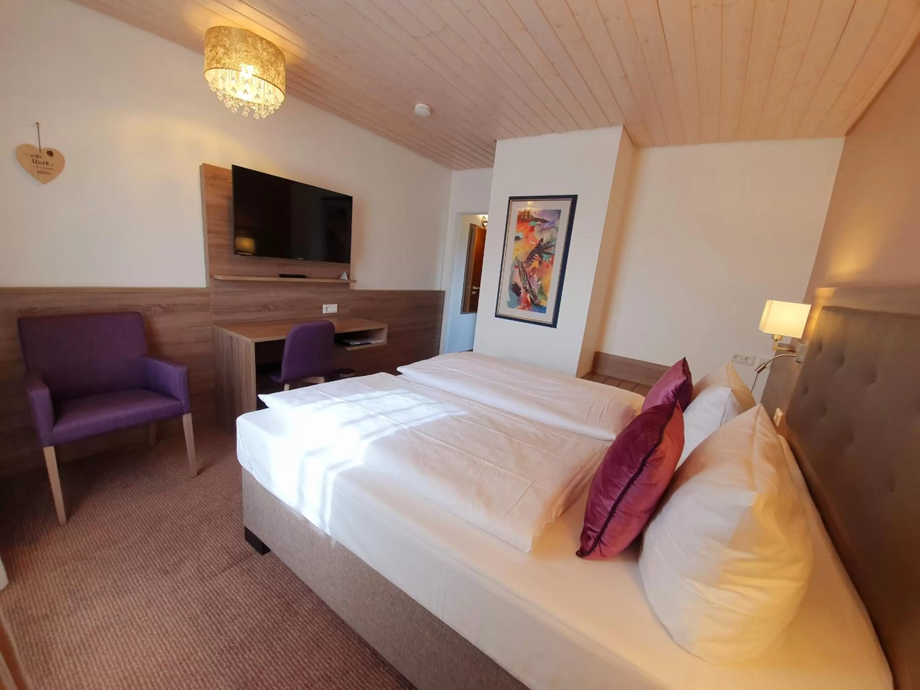 Bed in Hotel in den Herrnwiesen