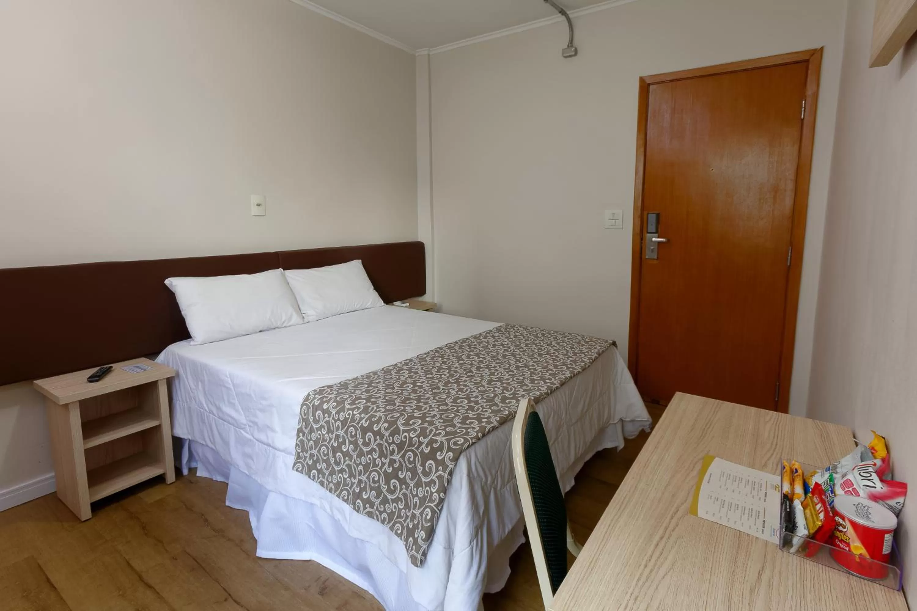 Bed in Fênix Hotel Bom Retiro