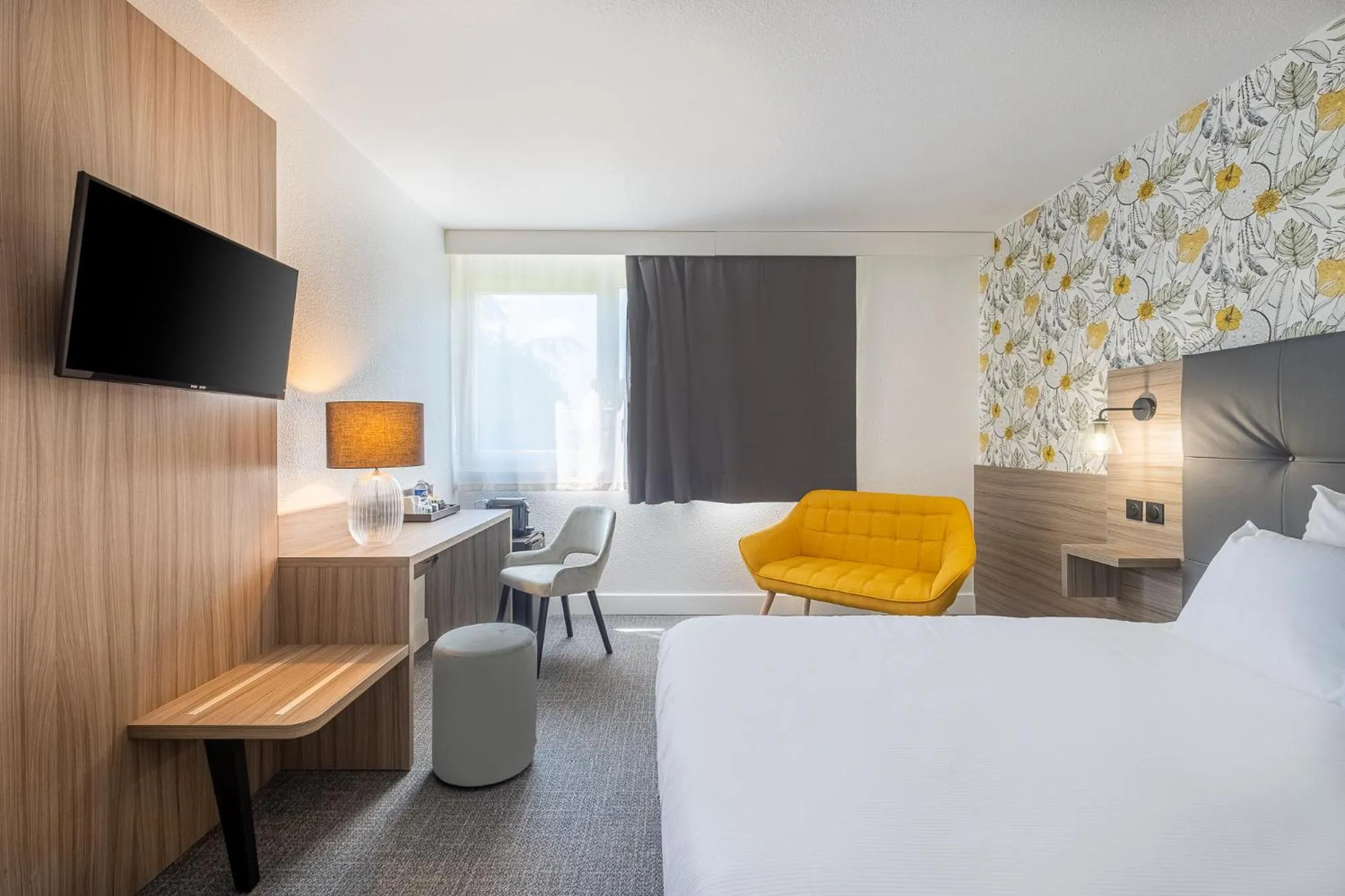 Bed in Hôtel Akena Poitiers Nord Futuroscope