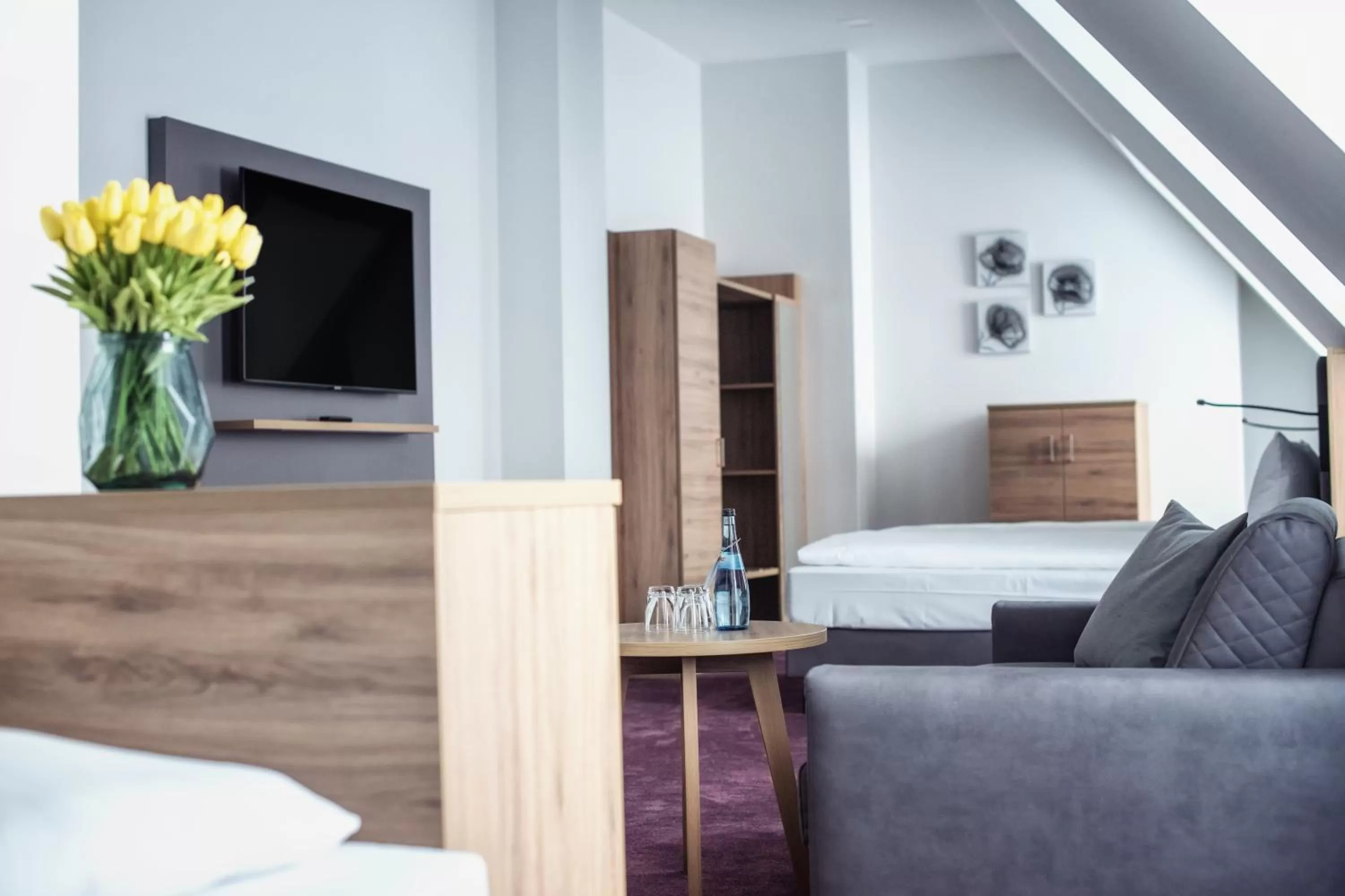 Photo of the whole room, Bed in Hotel Kupferzell