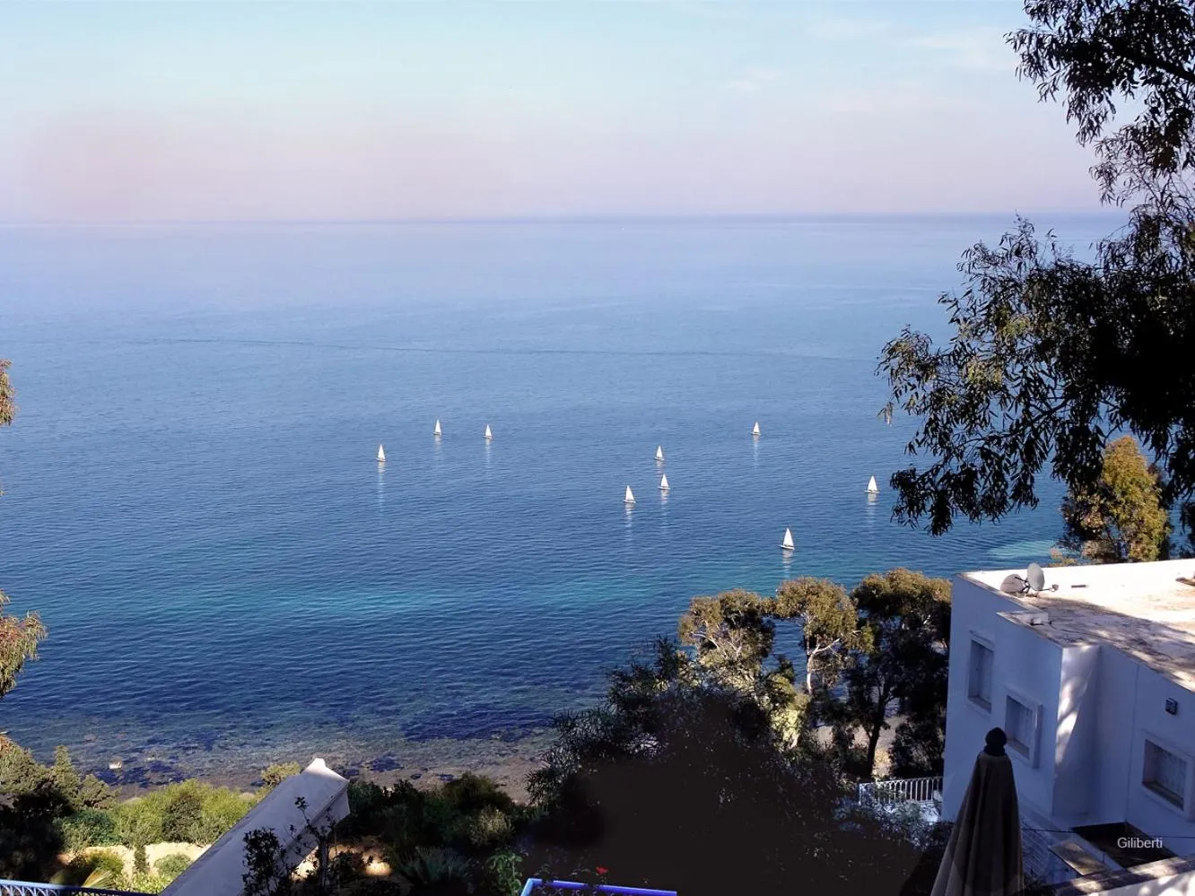 Sea view in La Villa Bleue-Sidi Bou Said