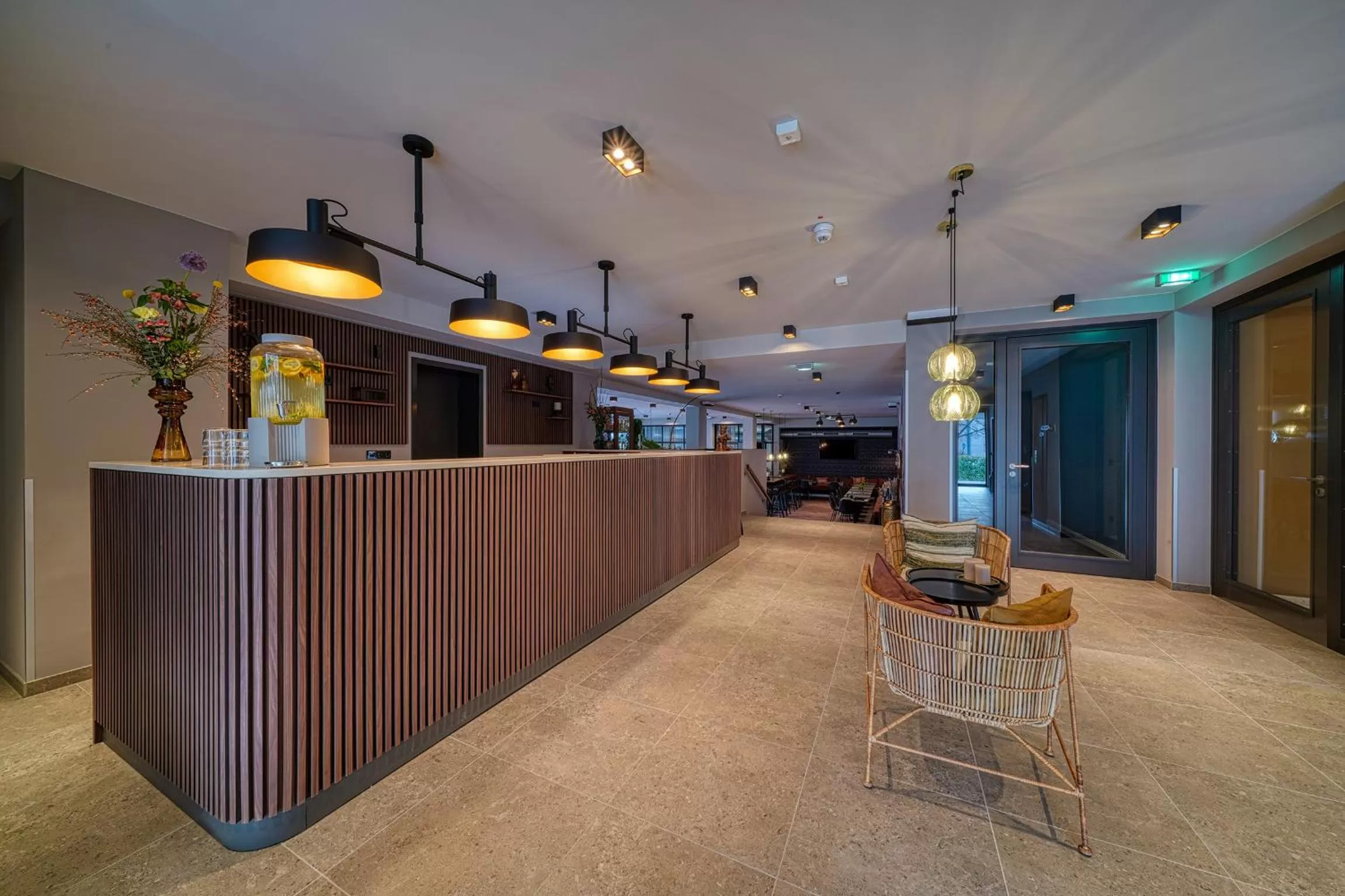 Lobby or reception in Vienna House Easy by Wyndham Bonn City