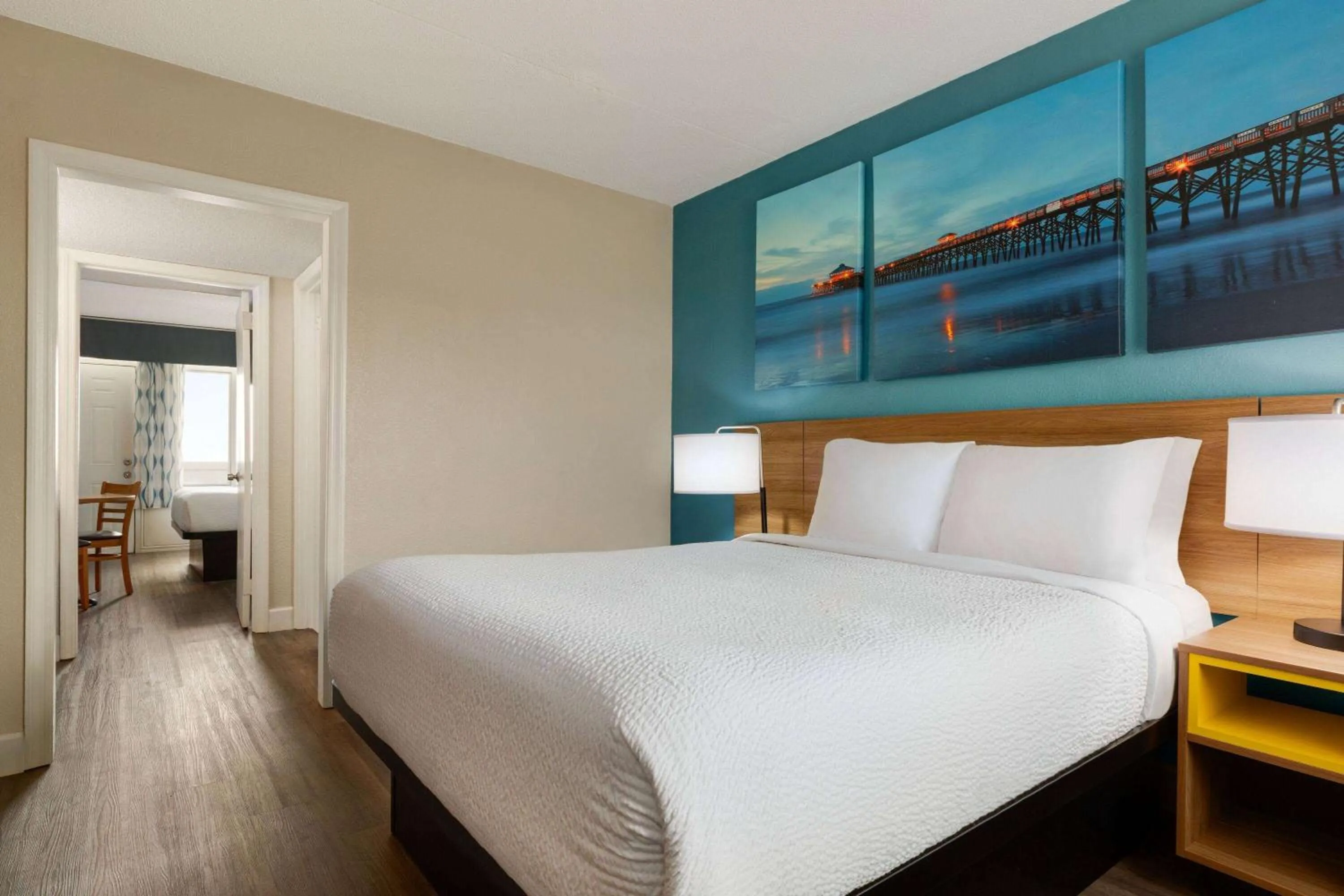 Photo of the whole room, Bed in Days Inn by Wyndham Myrtle Beach-Beach Front