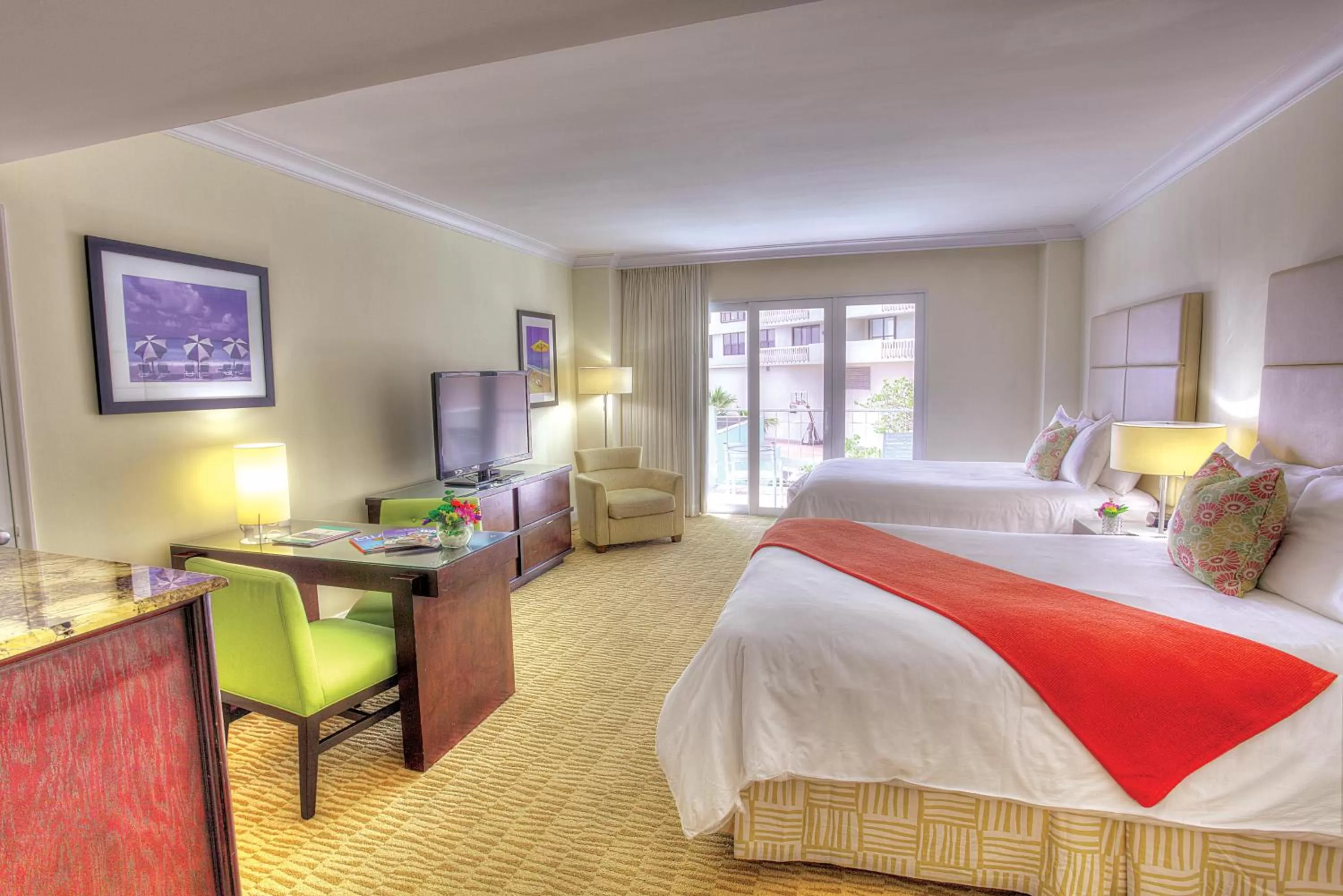 Bed in Sea View Hotel