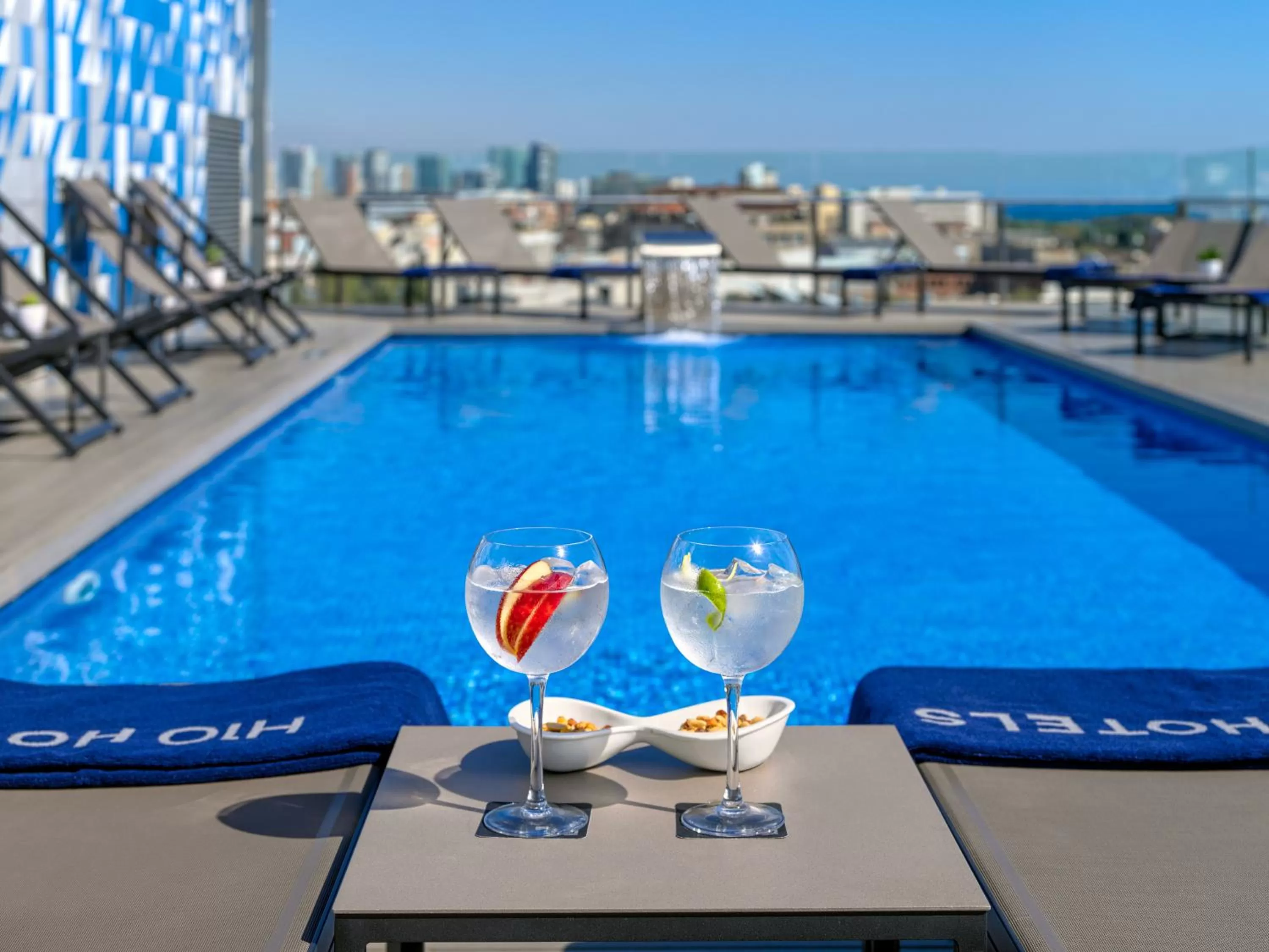 Swimming pool in H10 Marina Barcelona