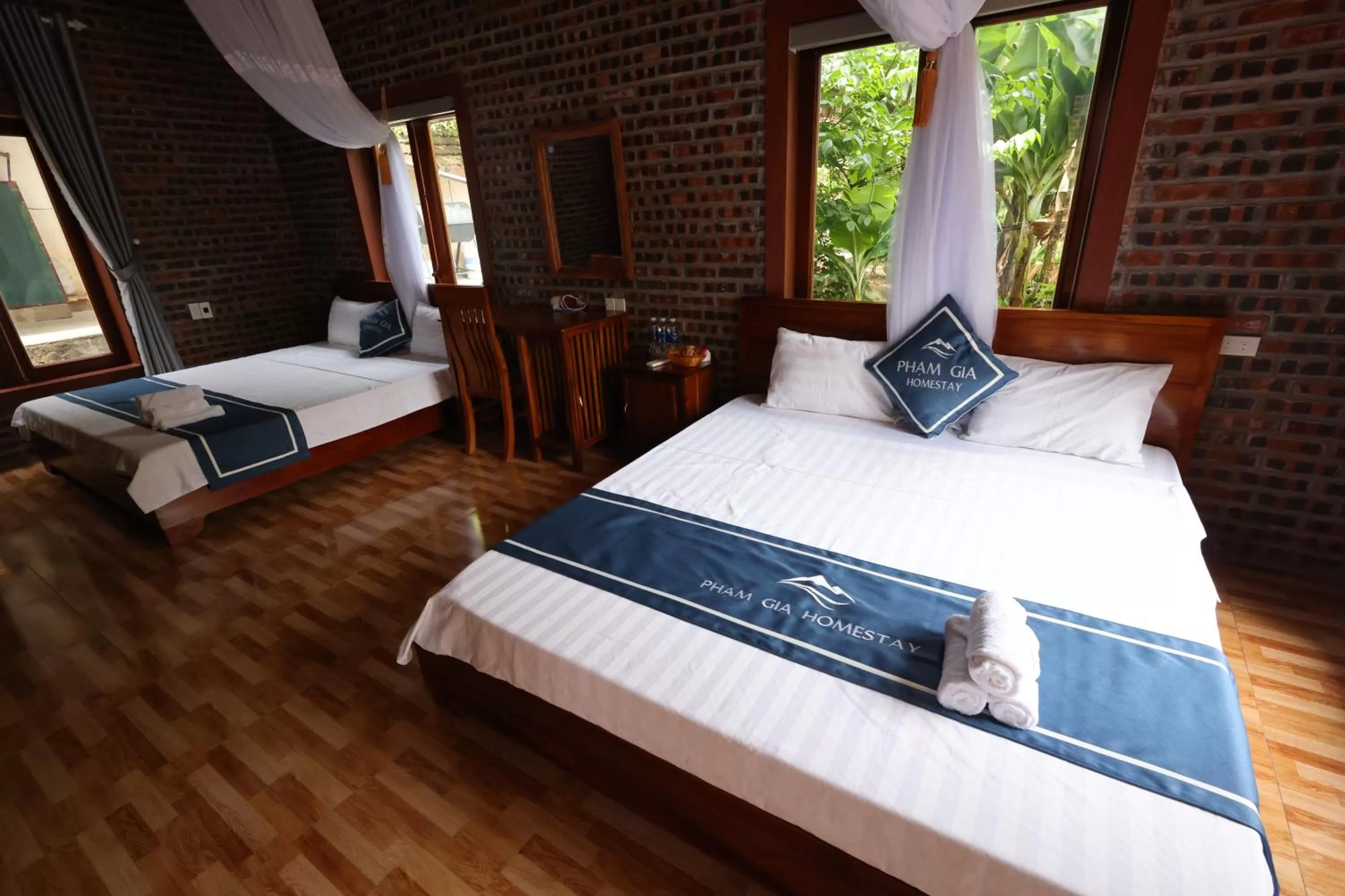 Bed in Phạm Gia Homestay Ecogarden
